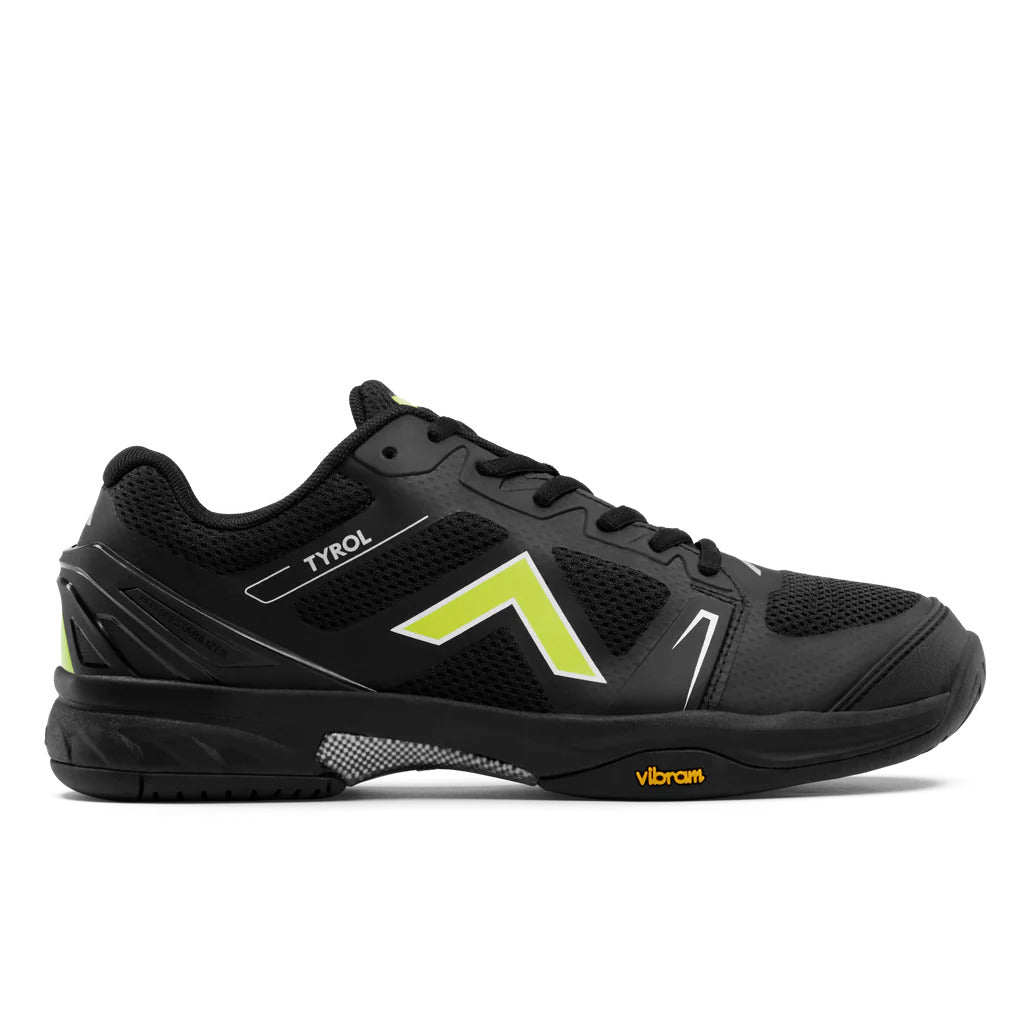 Tyrol Drive V Men's Pickleball Shoes - Lightweight & Breathable Court Shoes for Pickleball & Tennis (Black/Yellow) - Perfect for Indoor & Outdoor Sports
