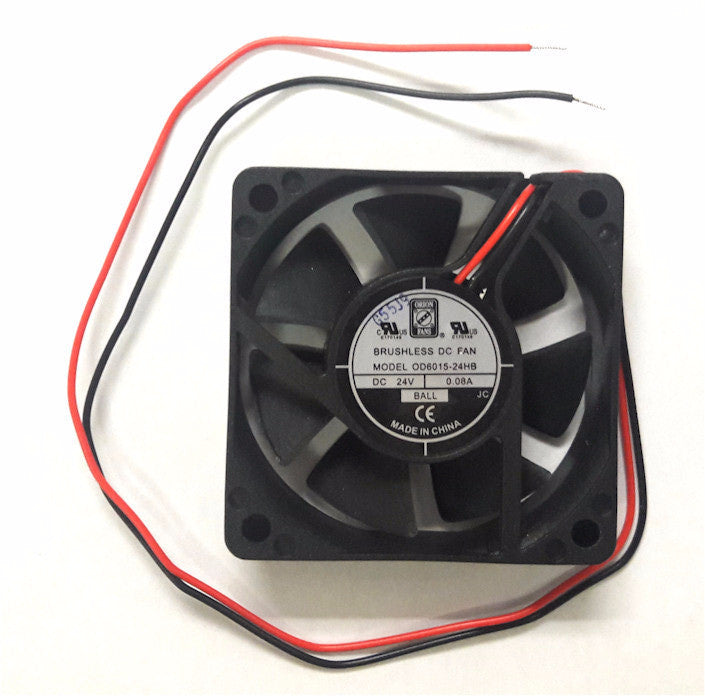 Orion 60x60x15mm 24V DC Cooling Fan with 2 Bare Wires - High Performance for PC, Electronics & DIY Projects - OD6015 24HB
