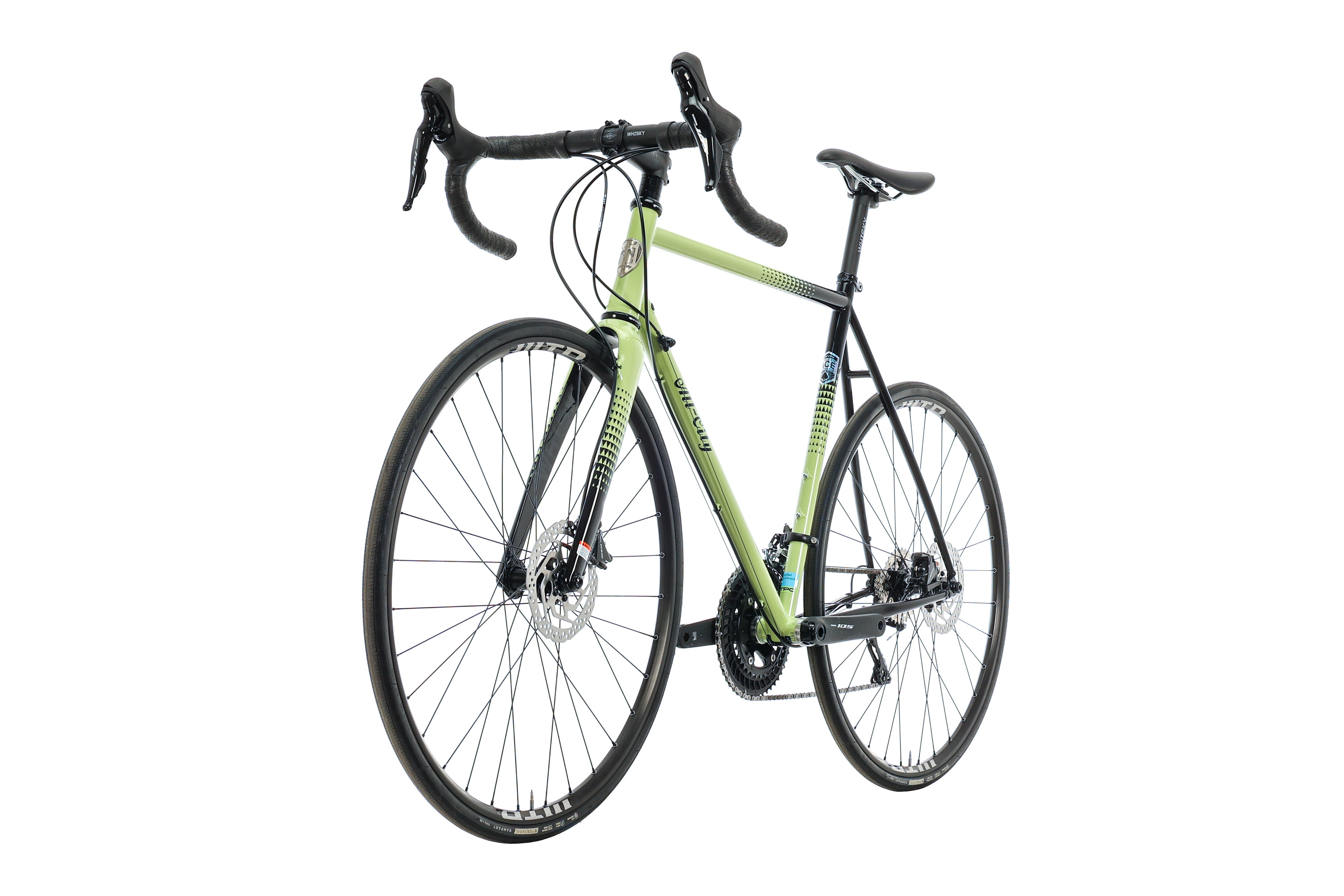 All City Zig Zag 105 Road Bike 2023 - 55cm Lightweight Aluminum Frame with Shimano 105 Groupset - Perfect for Commuting, Fitness Riding & Weekend Adventures
