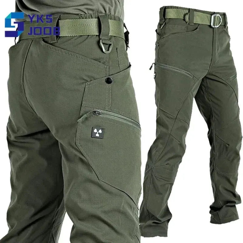 Waterproof Tactical Pants for Men - Breathable Hiking & Military Pants with Multiple Pockets - Durable Outdoor Trekking, Climbing & Camping Trousers for Active Adventures