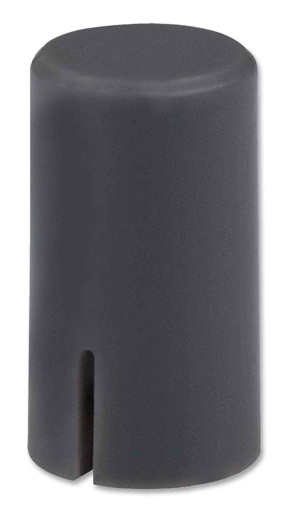 E-SWITCH 1RDGR Round Grey Pushbutton Switch Cap - Durable Electrical Component for Industrial Control Panels & DIY Projects