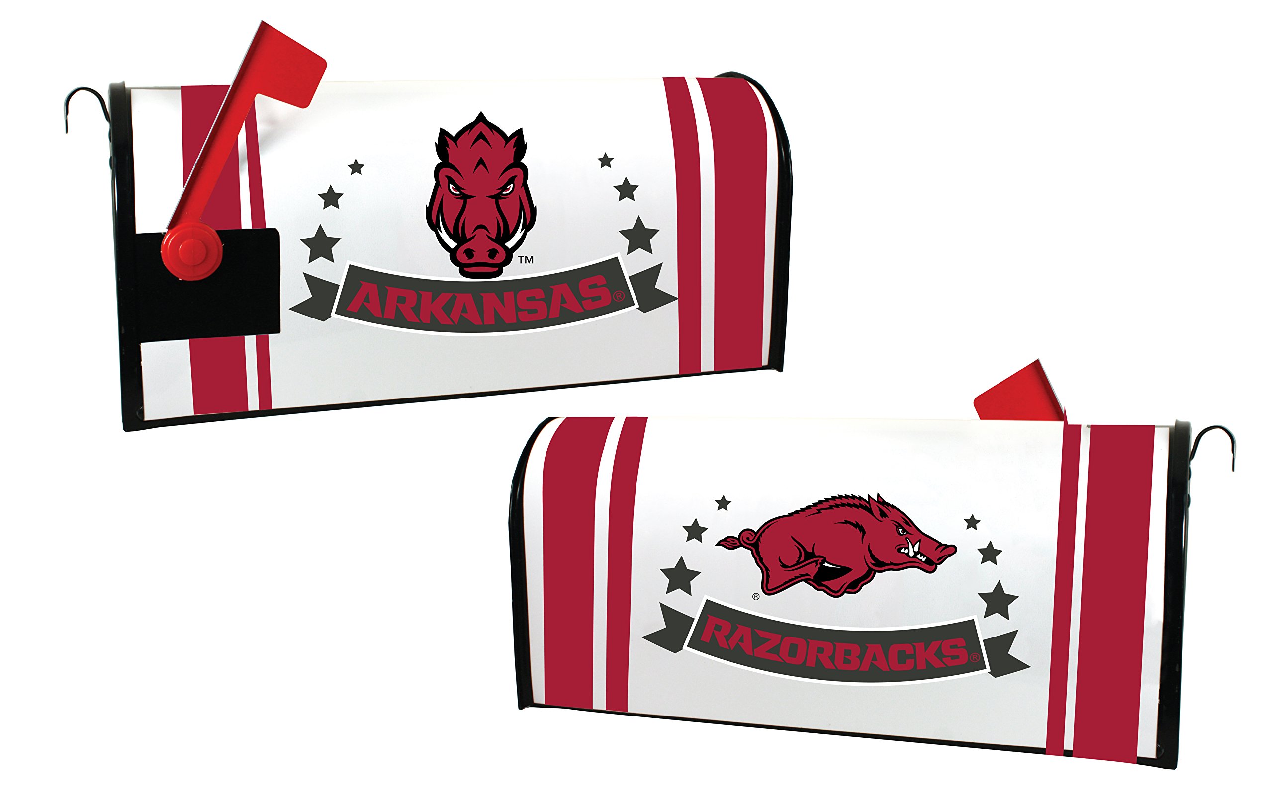 Arkansas Razorbacks Magnetic Mailbox Cover - University of Arkansas Decorative Mailbox Wrap - Perfect for Game Days & Tailgating