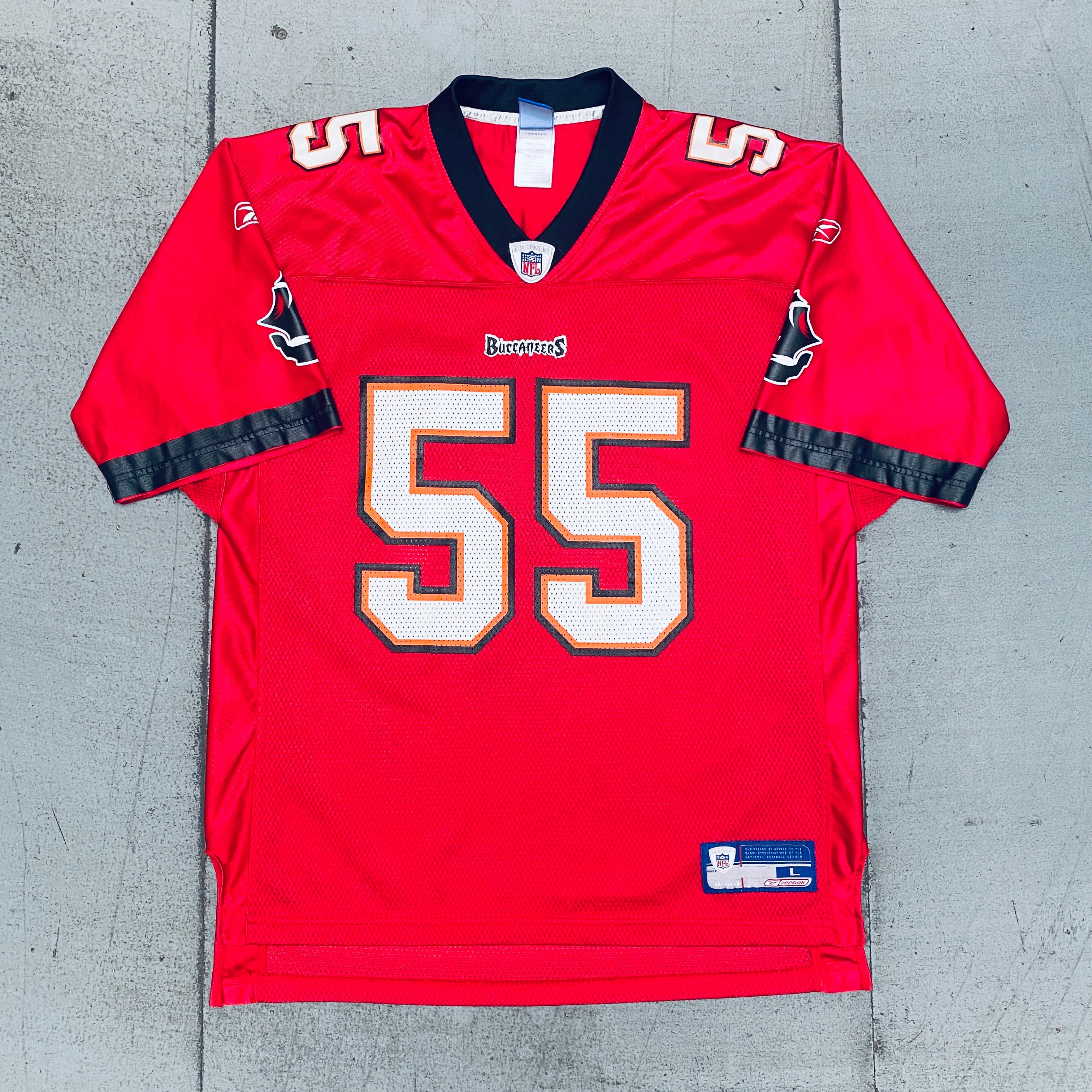 Derrick Brooks Tampa Bay Buccaneers 2002/03 Replica Jersey (Large) - Perfect for NFL Fans, Game Days & Sports Memorabilia Collectors