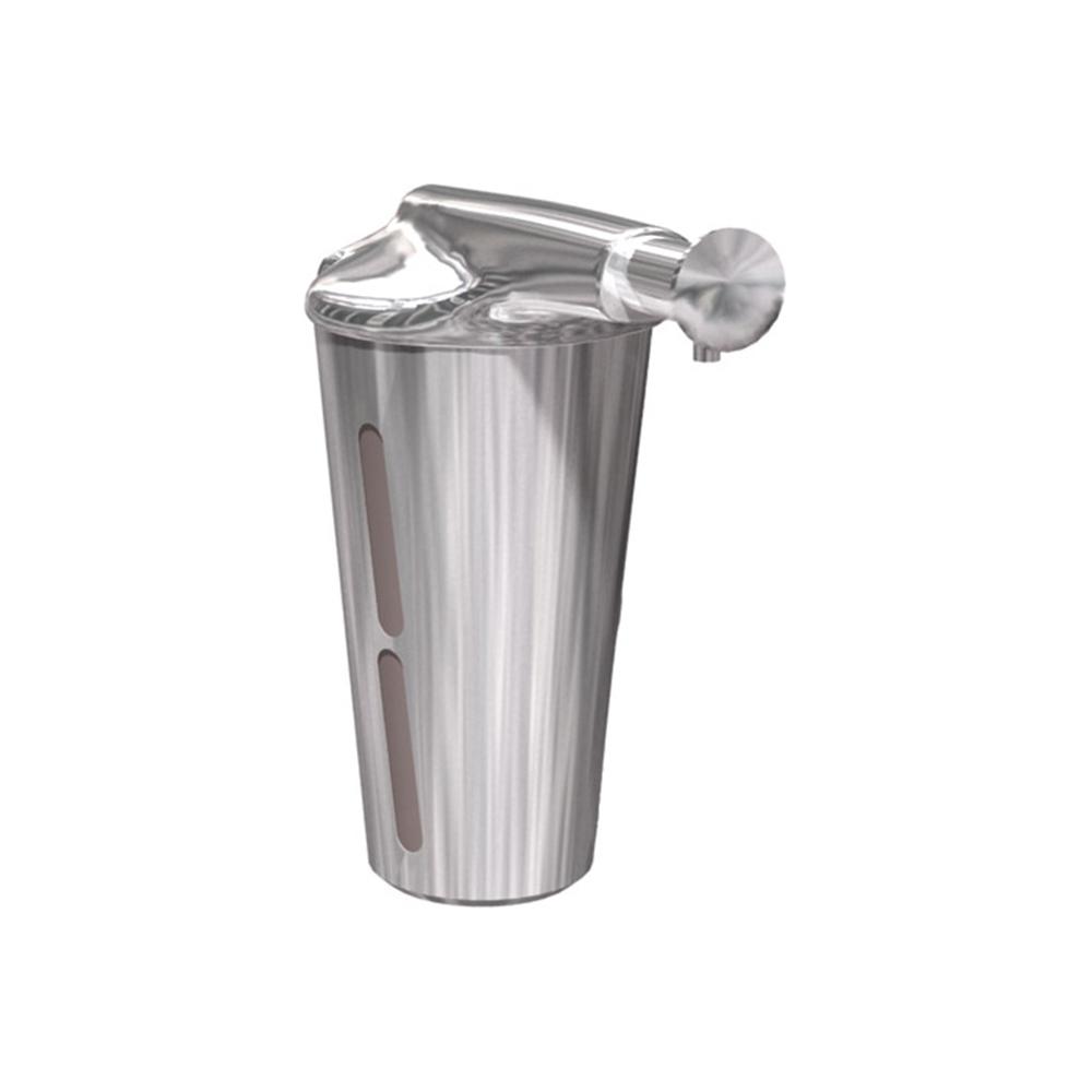 12 oz. ASI 0351 Wall Mounted Liquid Soap Dispenser - Bright Finish for Kitchen, Bathroom & Commercial Use