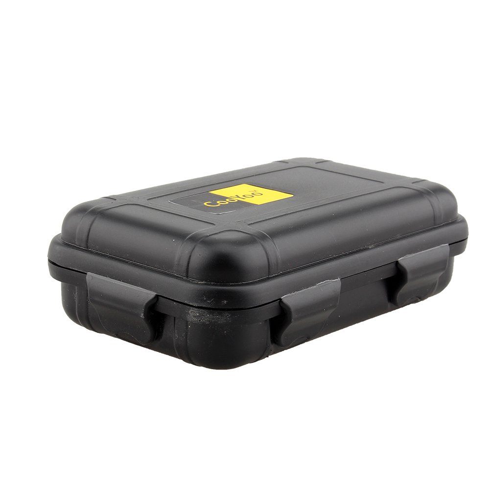 VGEBY Waterproof Shockproof Storage Box with Foam Insert - Portable Outdoor Tool Box for Camping, Fishing, Emergency Survival Gear Organization