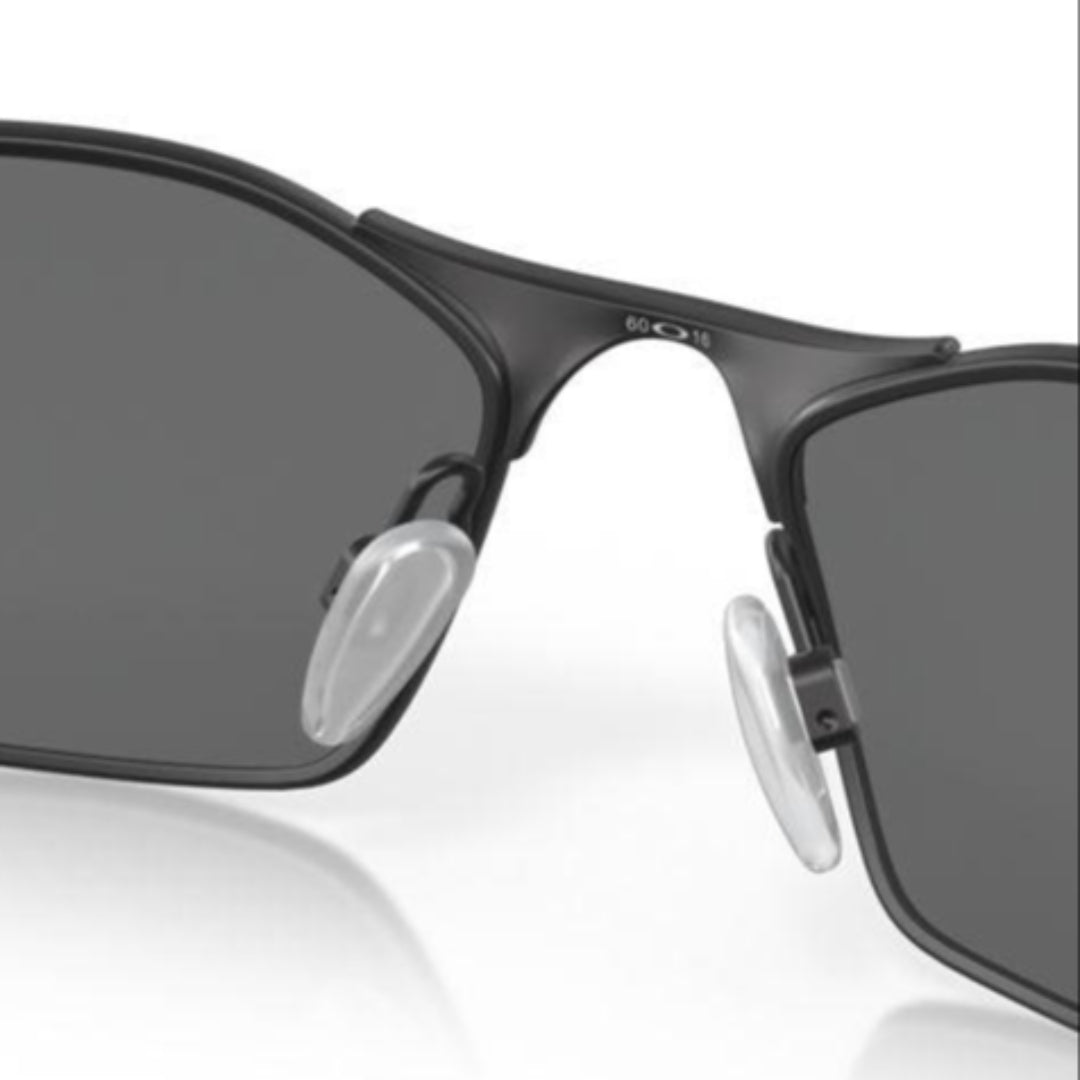 Oakley Whisker Satin Black/Prizm Black Polarized Sunglasses 0OO4141 414103 - UV Protection for Driving, Running & Outdoor Sports