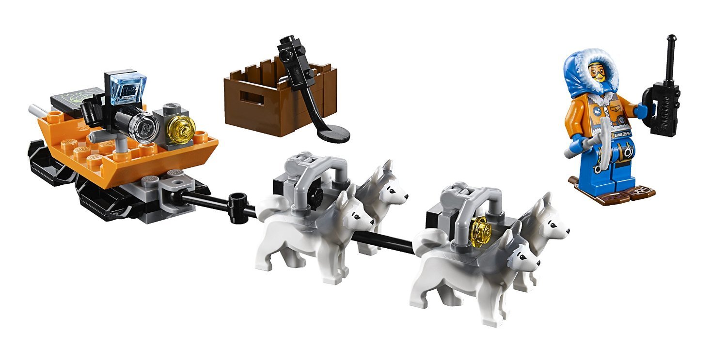 LEGO City Arctic Helicrane 60034 Building Toy Set - 4WD Truck & Helicopter Construction Kit for Kids Ages 6-12 | STEM Learning, Creative Play & Arctic Adventure Scenes