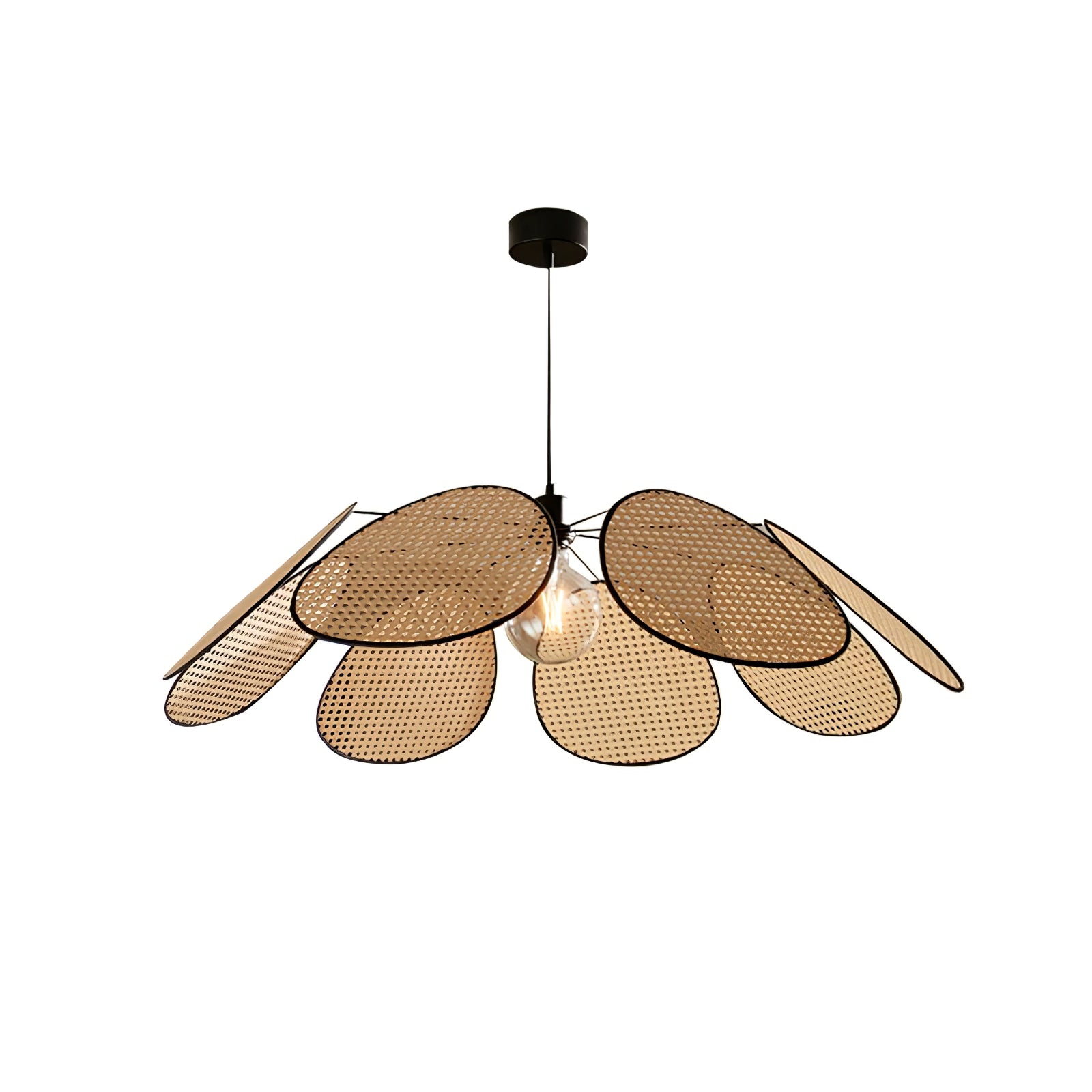 Blossom Petal Pendant Lamp - Elegant Floral Ceiling Light for Living Room, Bedroom & Dining Room Decor - Perfect for Boho, Modern & Farmhouse Interior Design Styles