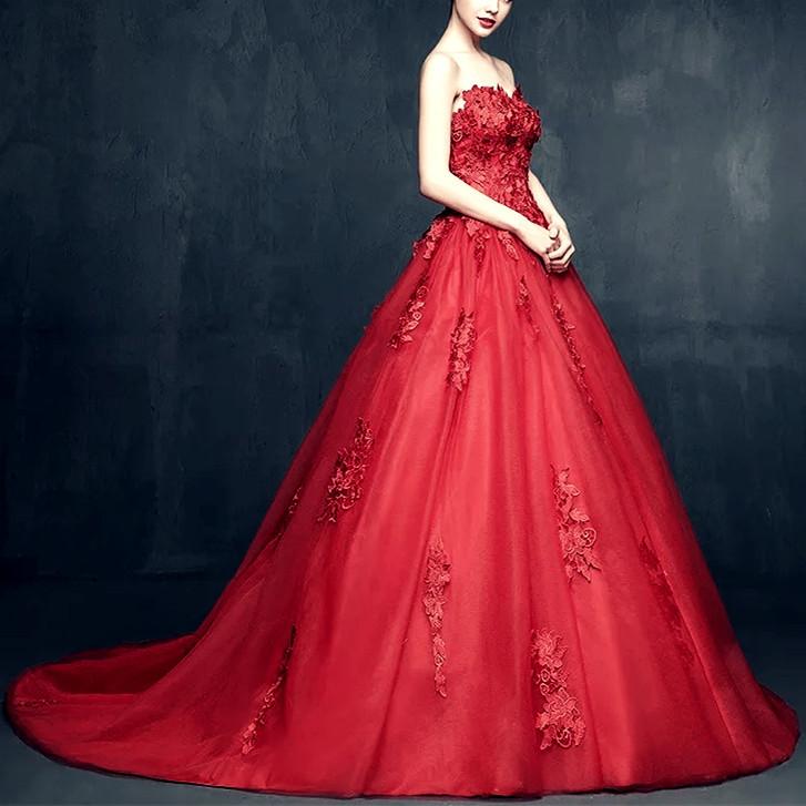 Elegant Floral Lace Sweetheart Tulle Ball Gown Dress for Women - Perfect for Prom, Wedding, and Formal Events