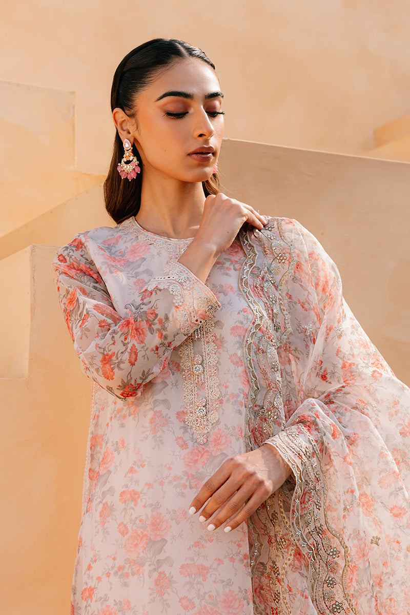 IVORY WHISPER 3-Piece Ethnic Outfit Set (Shirt, Pants & Dupatta) - Traditional Indian Wear for Women, Festive Occasions & Wedding Guest Outfits
