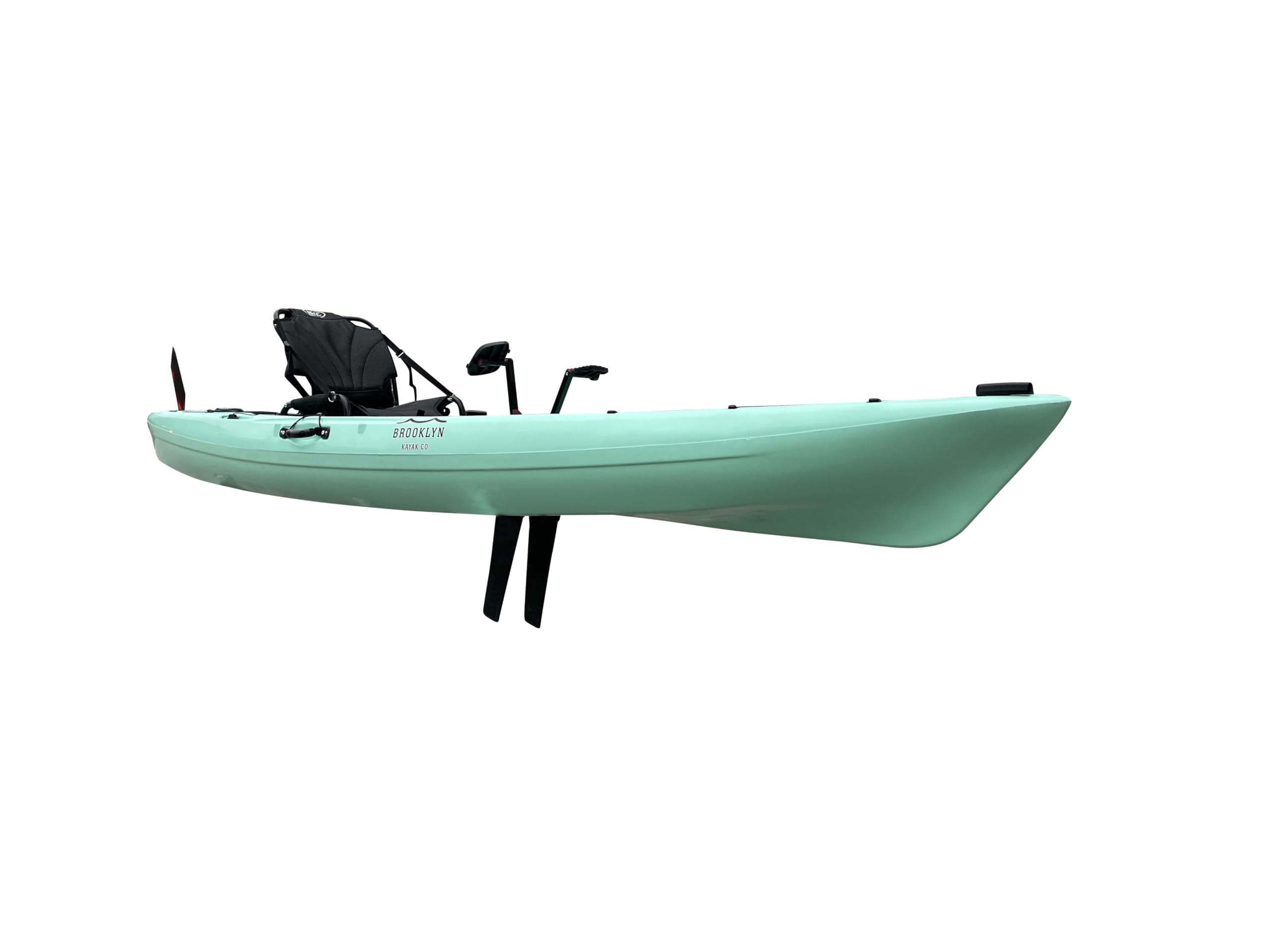 Brooklyn 12.0 Single Pedal Sit-On-Top Fishing Kayak - Stable & Lightweight for Lakes, Rivers & Coastal Waters