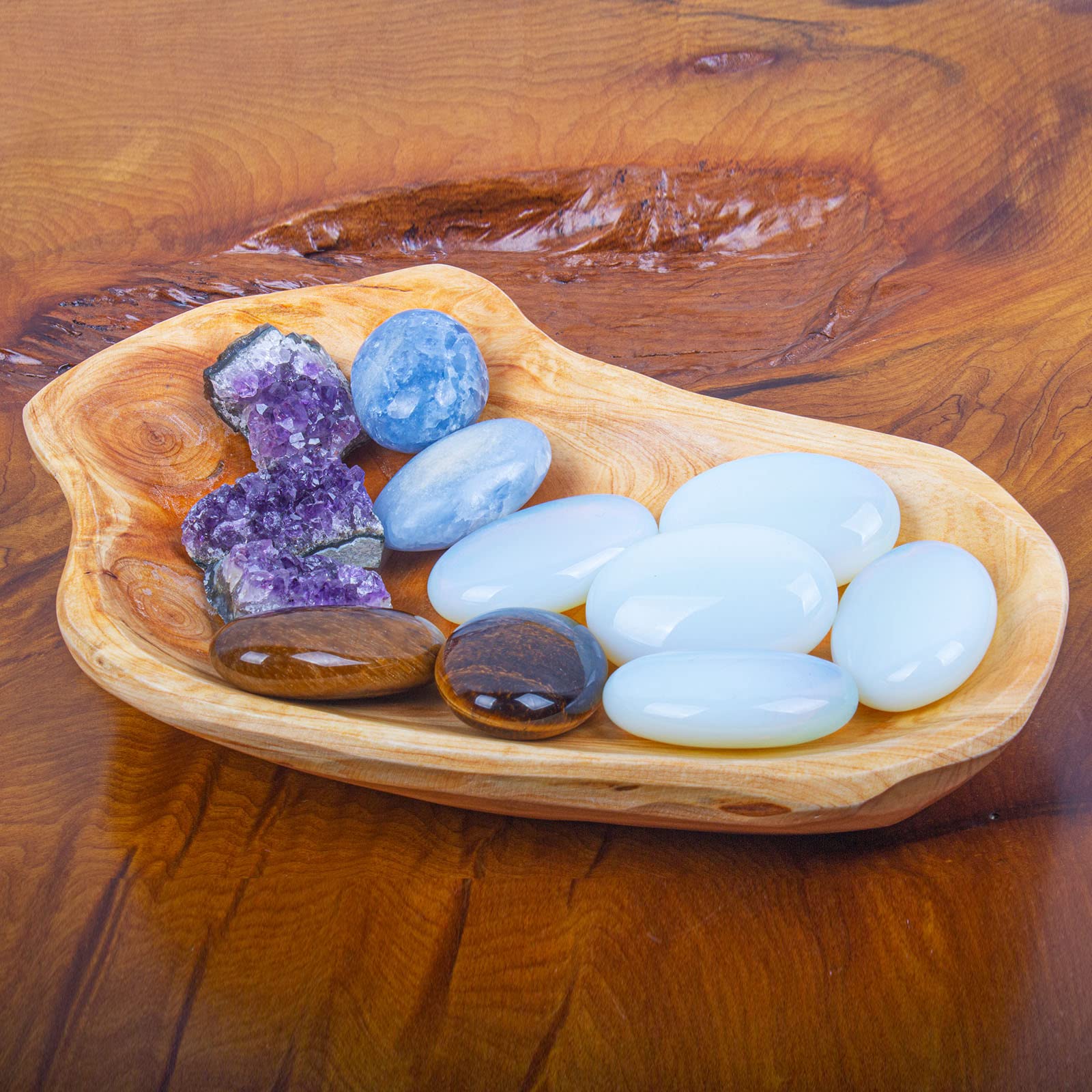 Natural Wooden Dough Bowl 11-13 inch - Handcrafted Fruit & Decor Bowl for Kitchen, Dining Table, Centerpiece | Rustic Home Decor for Fruits, Keys, Jewelry Display in Living Room, Bedroom, Office & Bathroom