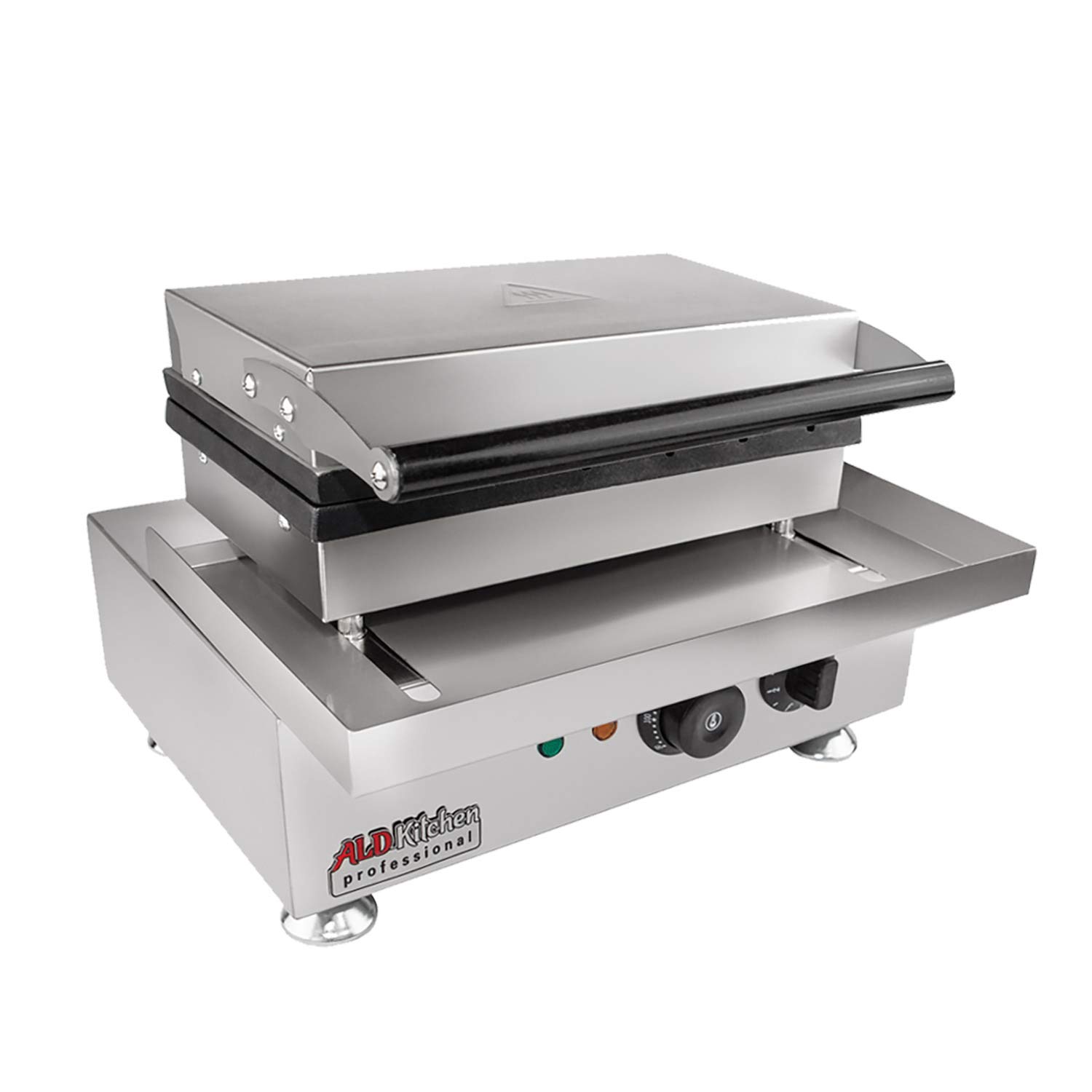 ALDKitchen 110V Commercial Waffle on a Stick Maker - 4 Stainless Steel Sticks for Ice Cream, Desserts & Party Snacks - Perfect for Food Trucks, Cafes & Home Use