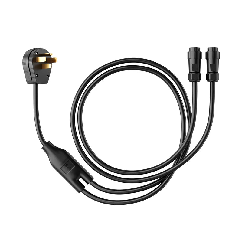 BLUETTI AC500 50A Split Phase AC Charging Cable - Heavy Duty Power Cord for Solar Generators & Home Backup - Perfect for Off-Grid Living, RV Camping & Emergency Power Outages