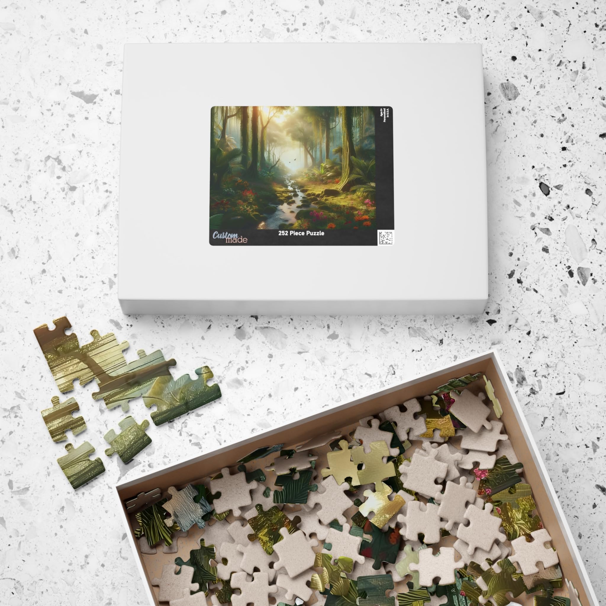 Fairy Landscape Jungle Forest Puzzle – Enchanted Fantasy Jigsaw Puzzle (110, 252, 520 Pieces) for Adults & Kids – Perfect for Family Game Night & Stress Relief