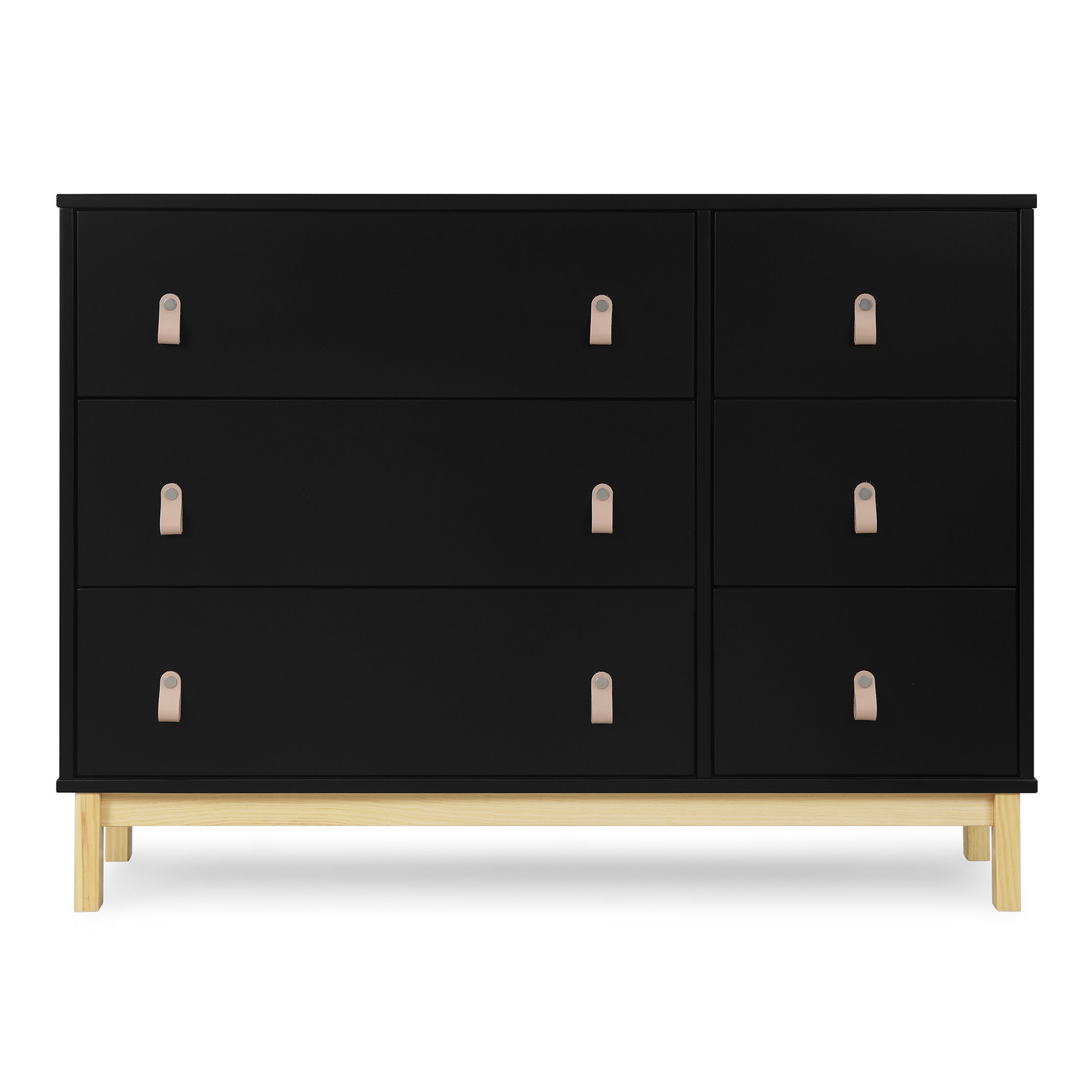 BabyGap Legacy 6-Drawer Dresser with Leather Pulls & Interlocking Drawers - Nursery Storage Solution for Baby Clothes, Blankets & Essentials