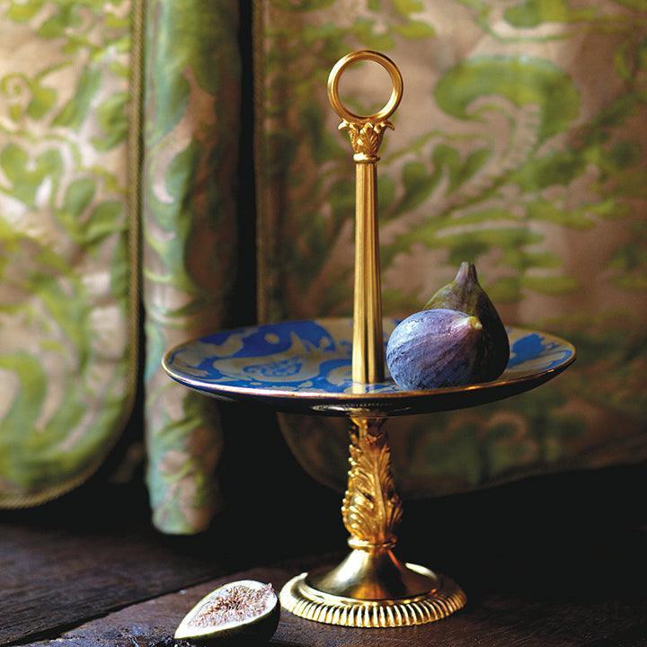Fortuny Melagrana Elegant Porcelain Dessert Server - Perfect for Afternoon Tea, Dinner Parties & Special Occasions