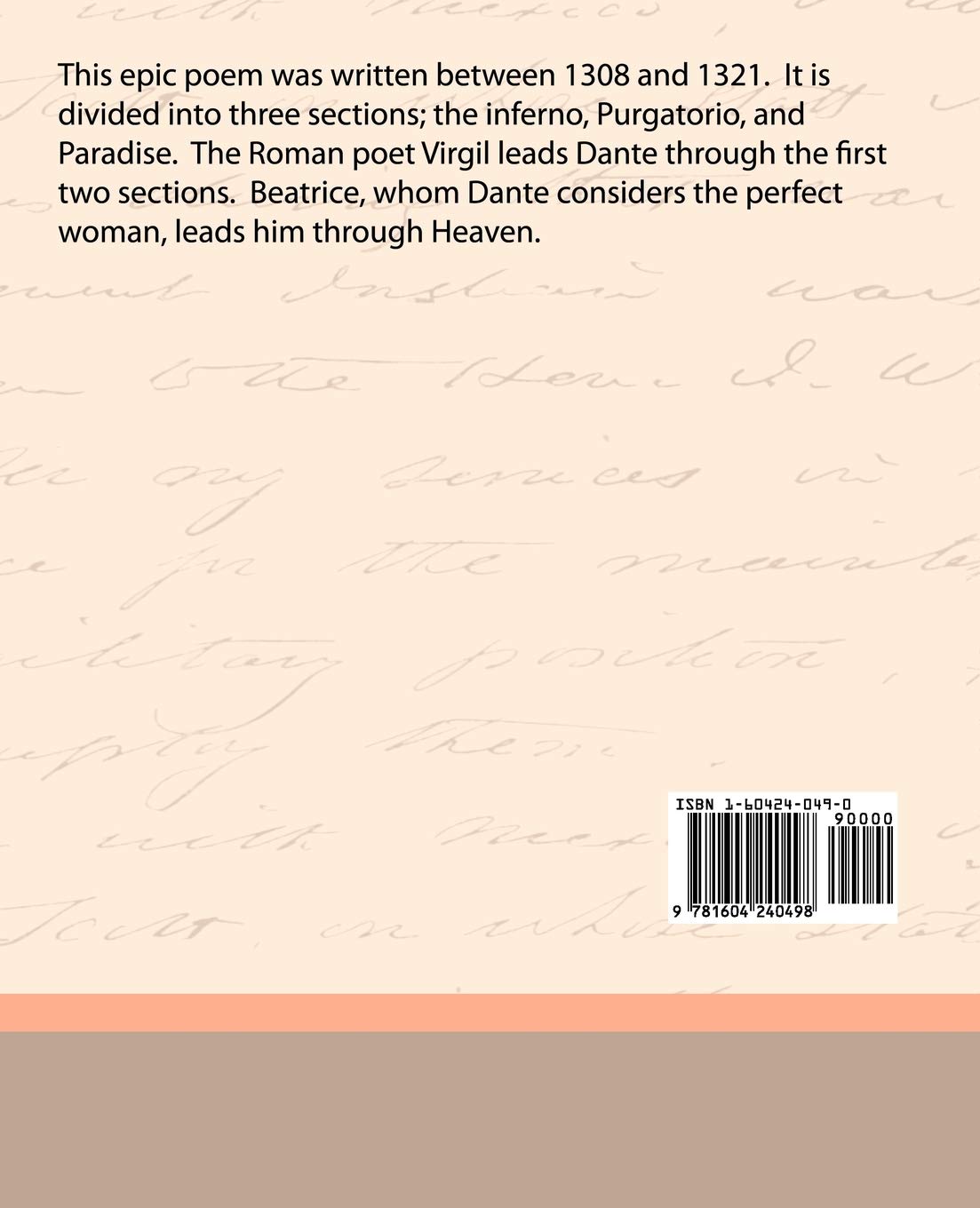 The Divine Comedy by Dante Alighieri - Classic Epic Poem & Masterpiece of Italian Literature - Perfect for Literature Lovers, Book Collectors & Students