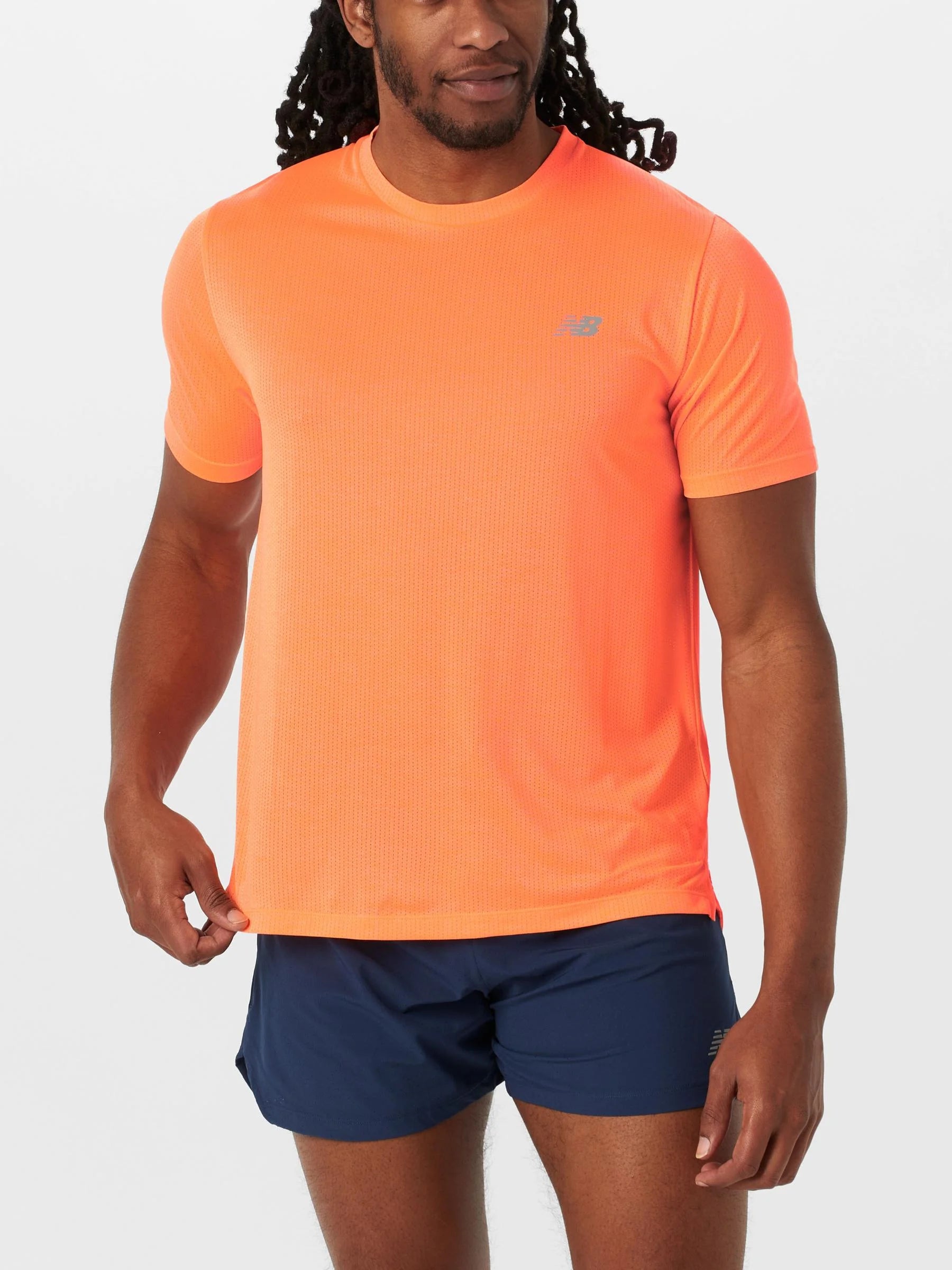 Men's Athletic Performance T-Shirt - Breathable & Moisture-Wicking Workout Shirt for Running & Gym (HMO Hot Mango) | Ideal for Sports, Training & Casual Wear