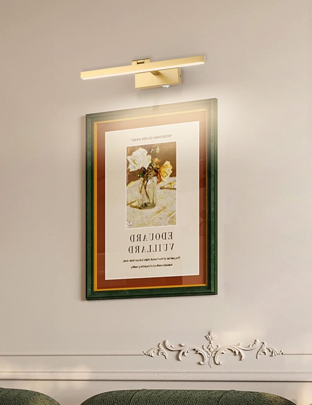 Joosenhouse Battery Operated Dimmable Picture Light with Remote - 15.75
