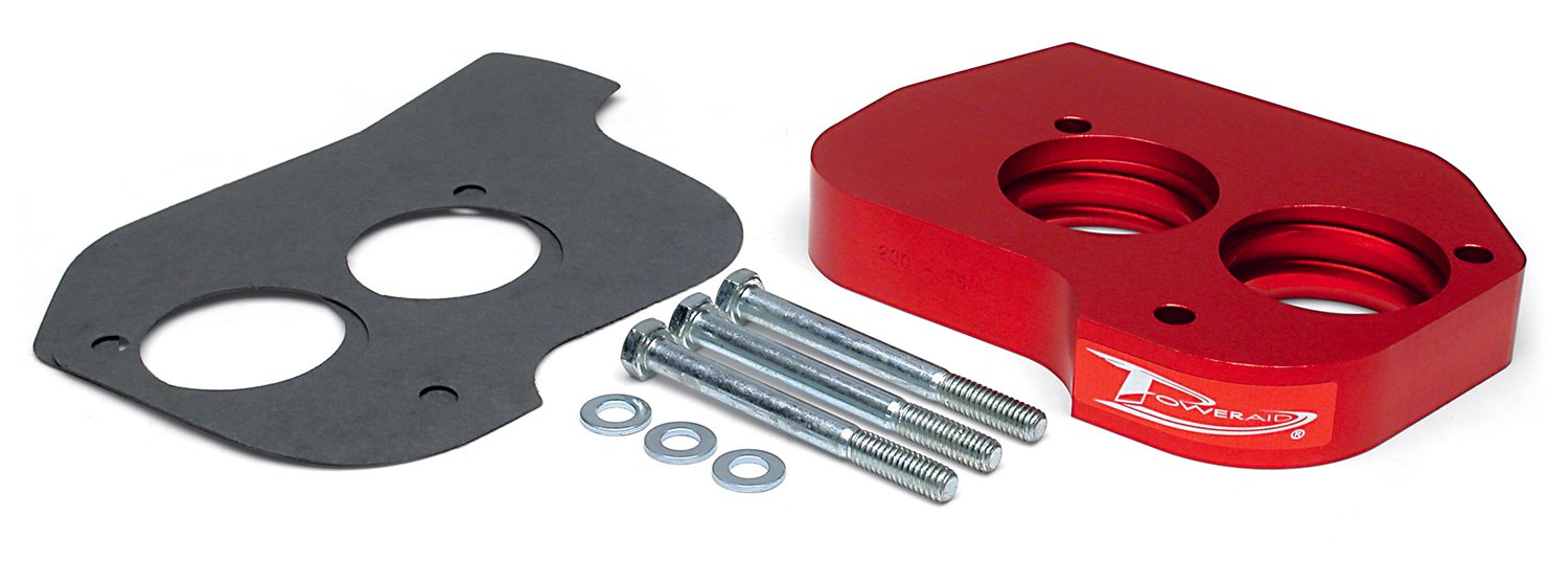 Airaid 200-550 PowerAid Throttle Body Spacer for Improved Engine Performance - Boost Horsepower & Fuel Efficiency for Trucks & SUVs