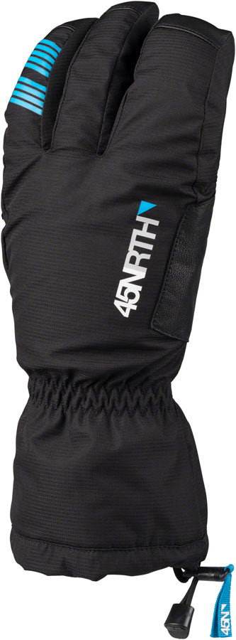 45NRTH 2018 Sturmfist 4 Gloves - Black Lobster Style Winter Cycling Gloves for Men & Women, Large Size, Windproof & Waterproof for Cold Weather Biking, Snowboarding & Outdoor Activities