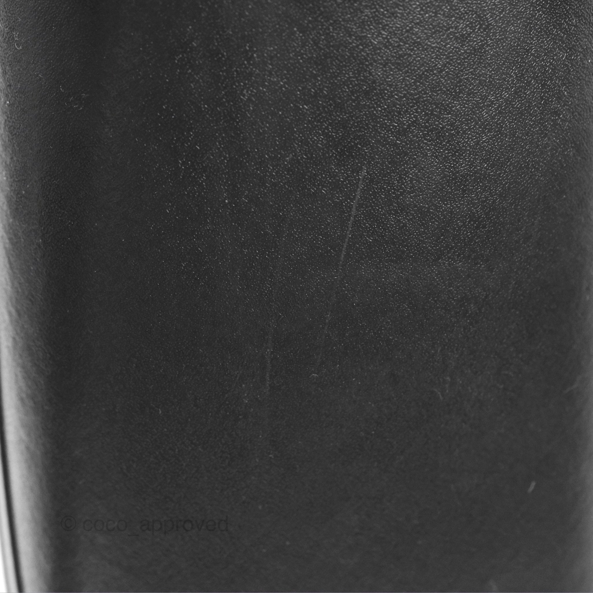 Chanel CC Logo Black Rubber Rain Boots Women's Size 37 - Waterproof Fashion Booties for Rainy Days & Outdoor Adventures