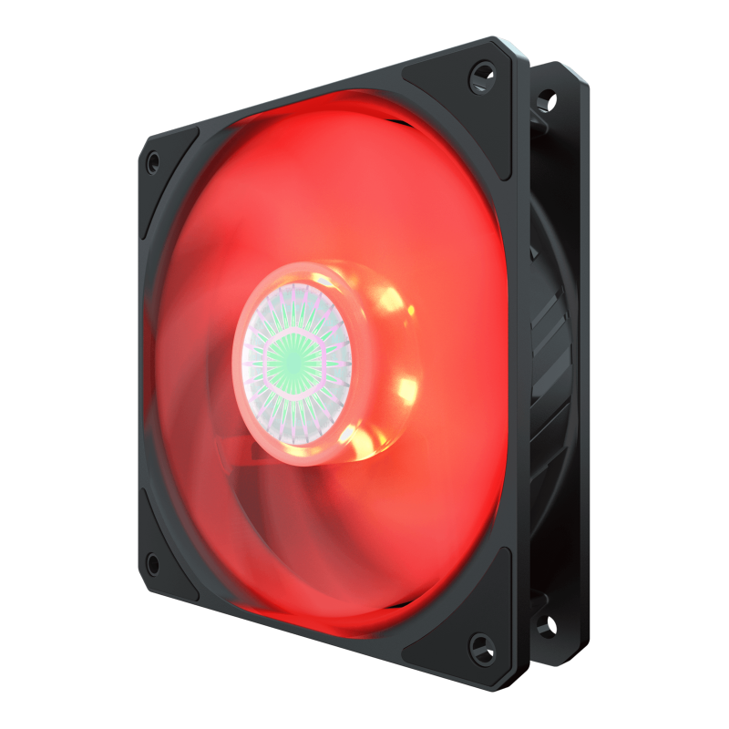 Cooler Master MFX B2DN 18NPR R1 SickleFlow 120 PWM High Performance PC Cooling Fan with Red LED - Quiet Case Fan for Gaming PC, Desktop Computer & Workstation - Ideal for Cooling CPU, GPU & PC Cases (2 Year Warranty)