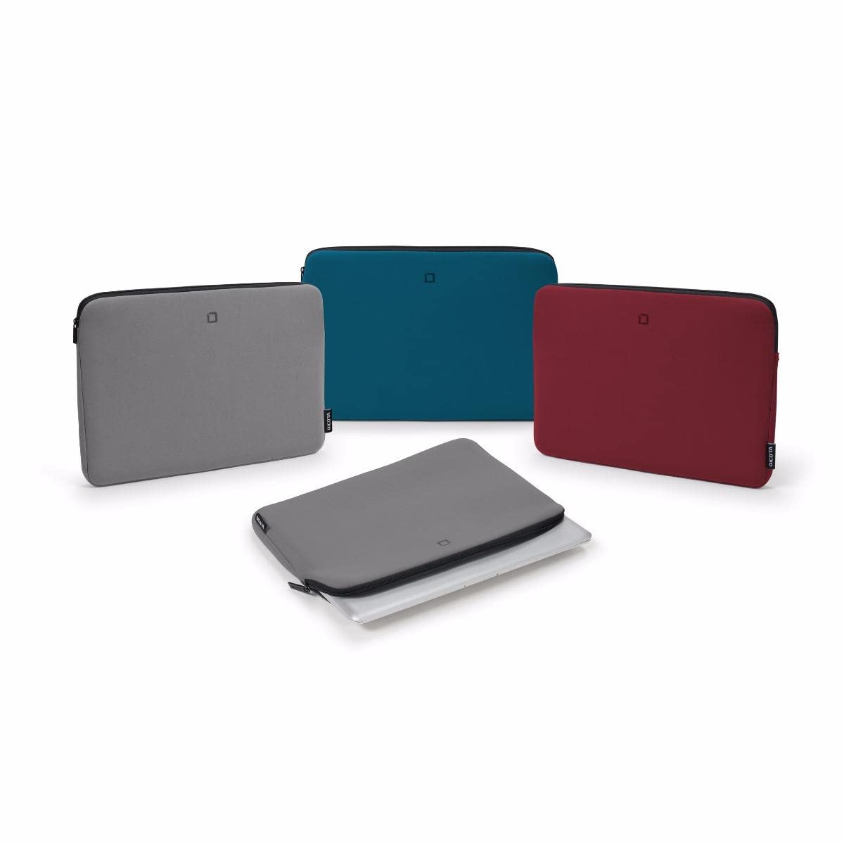 12-12.5 Inch Lightweight Laptop Sleeve Case - Grey Protective Skin Base Cover for MacBook, Dell, HP - Perfect for Travel, Office & School Use