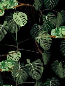 Chameleon Green Leaves