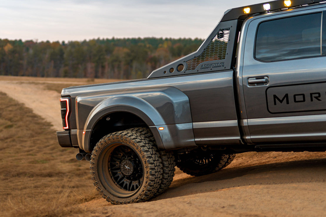2017-2022 Ford Super Duty XB LED Tail Lights - Smoked Black Housing with Sequential Turn Signals - Upgrade for F250 F350 F450 - Enhanced Visibility & Style for Night Driving & Off-Road Adventures