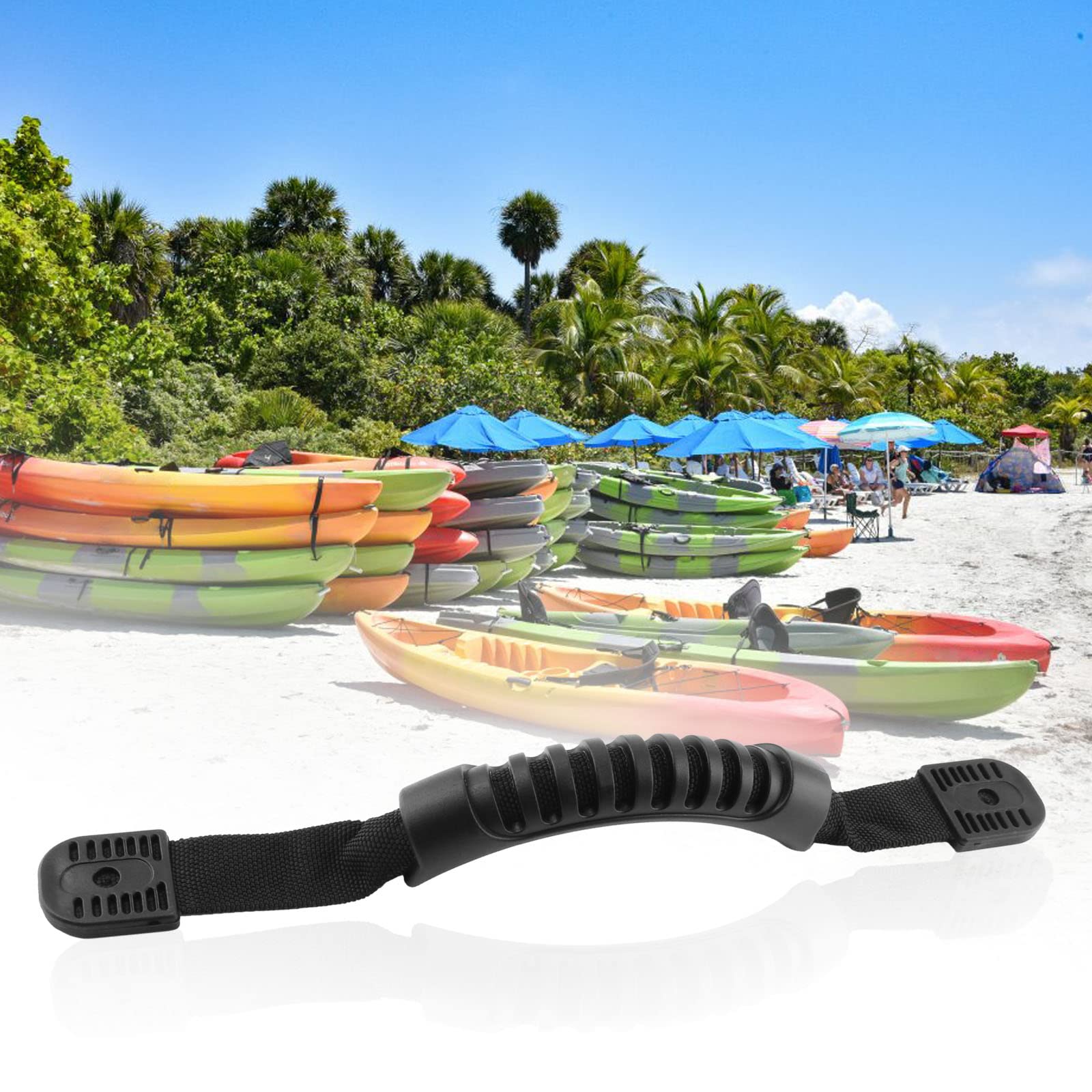 Kayak Carry Handles - Side Mount Replacement Handles with Plastic Buckle for Kayak Paddles, Tandem Kayaks, Canoes & Lifetime Kayaks - Perfect for Easy Transport & Storage