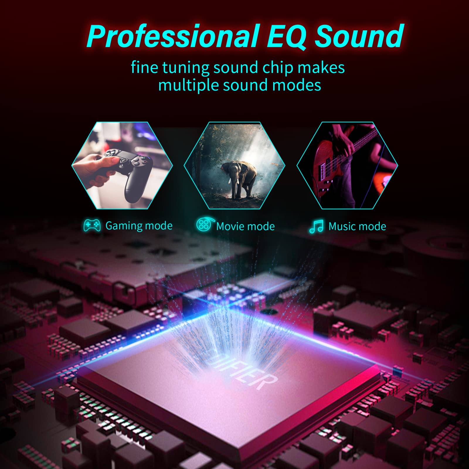 Edifier G2000 32W Bluetooth Computer Speakers with RGB Lights - USB/3.5mm AUX Input for Gaming PC, Desktop, Laptop & Mac | Woofer & Multimedia Sound for Home Office, Streaming & Music