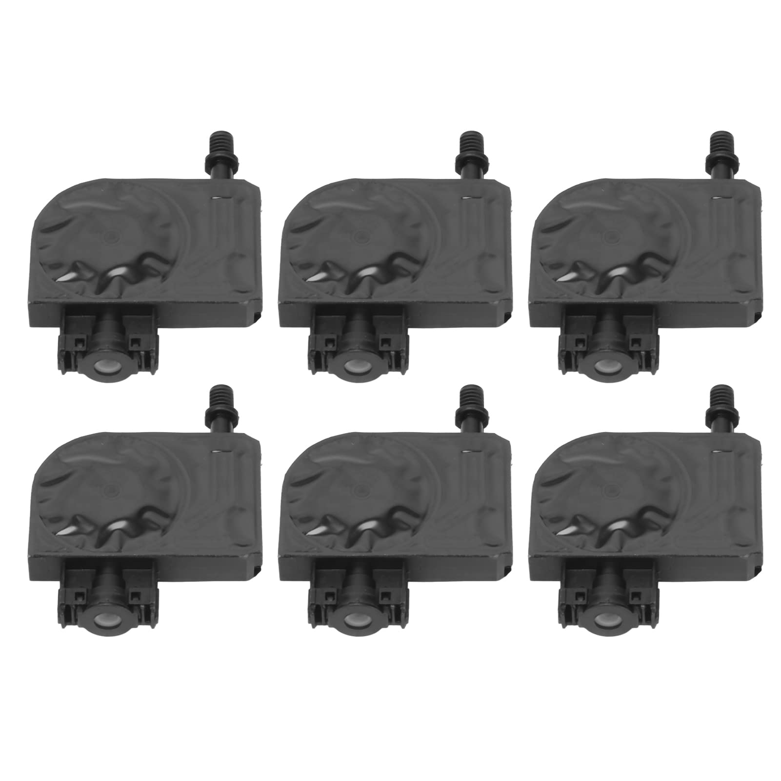 Pwshymi 6Pcs Ink Head Damper UV DX5 PP Accessory Set Kit for Epson 4880 7800 7880 9800 9880 Printers (Threaded Interface) - Printer Maintenance & Repair Parts for Professional Printing