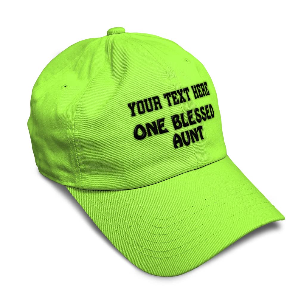 Blessed Aunt & Family Baseball Cap - Soft Adjustable Dad Hat for Men & Women - Perfect for Outdoor Activities, Sports & Casual Wear