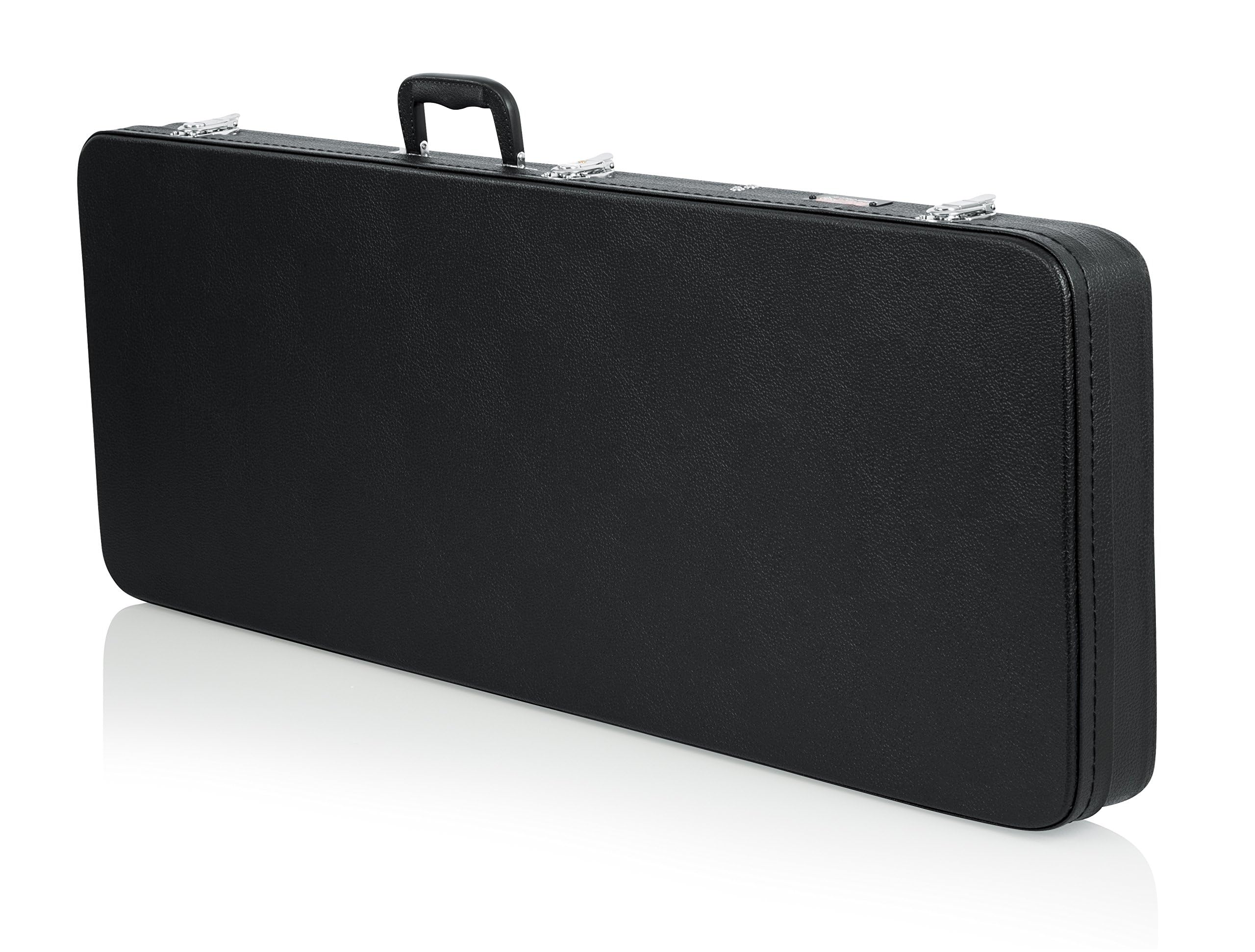 Gator Cases GWE-JAG Hard-Shell Wood Guitar Case for Fender Jaguar & Jazzmaster - Durable Protection for Electric Guitars | Perfect for Gigging, Travel & Studio Use