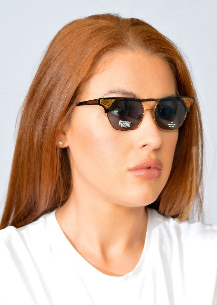 Gianfranco Ferre 84/S 96Q Sunglasses - Luxury Designer Shades for Men & Women - UV Protection, Fashion Eyewear for Outdoor Activities, Travel & Driving