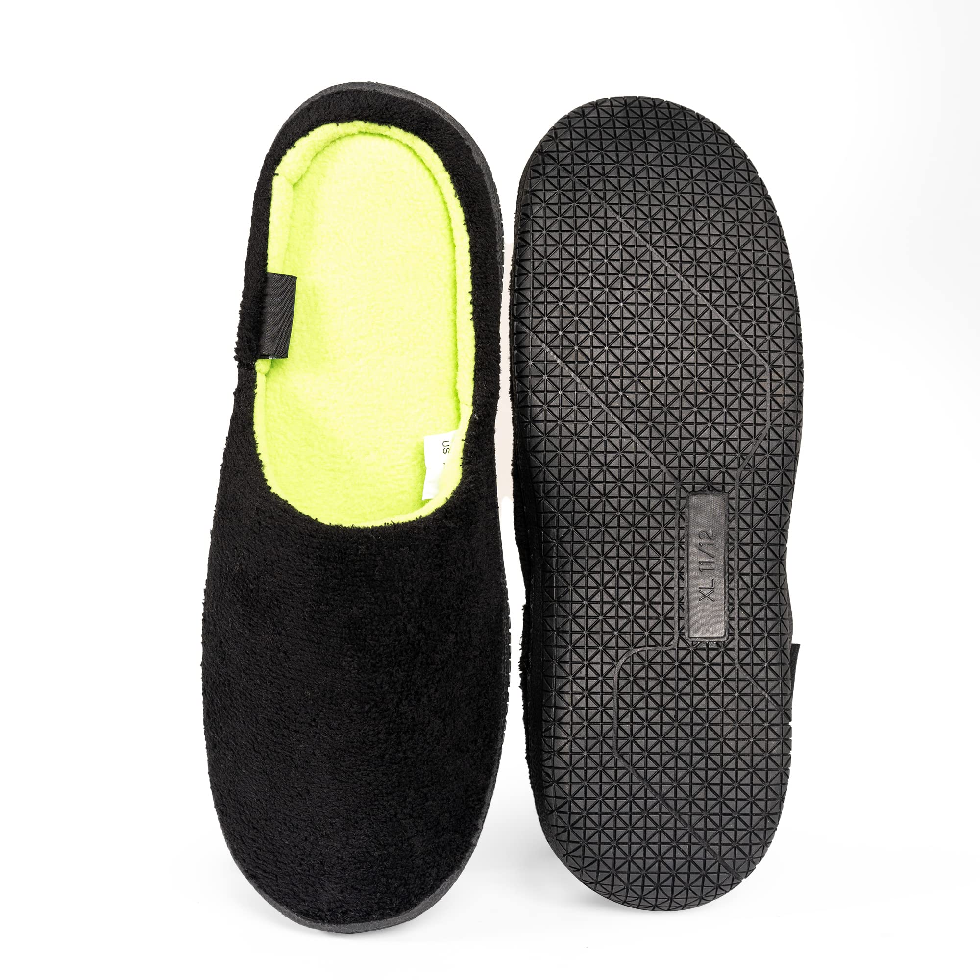 NORTY Men's Slip-On Clog Slippers with Memory Foam - Comfortable Indoor House Shoes for Men - Perfect for Home, Lounge & Backyard Use