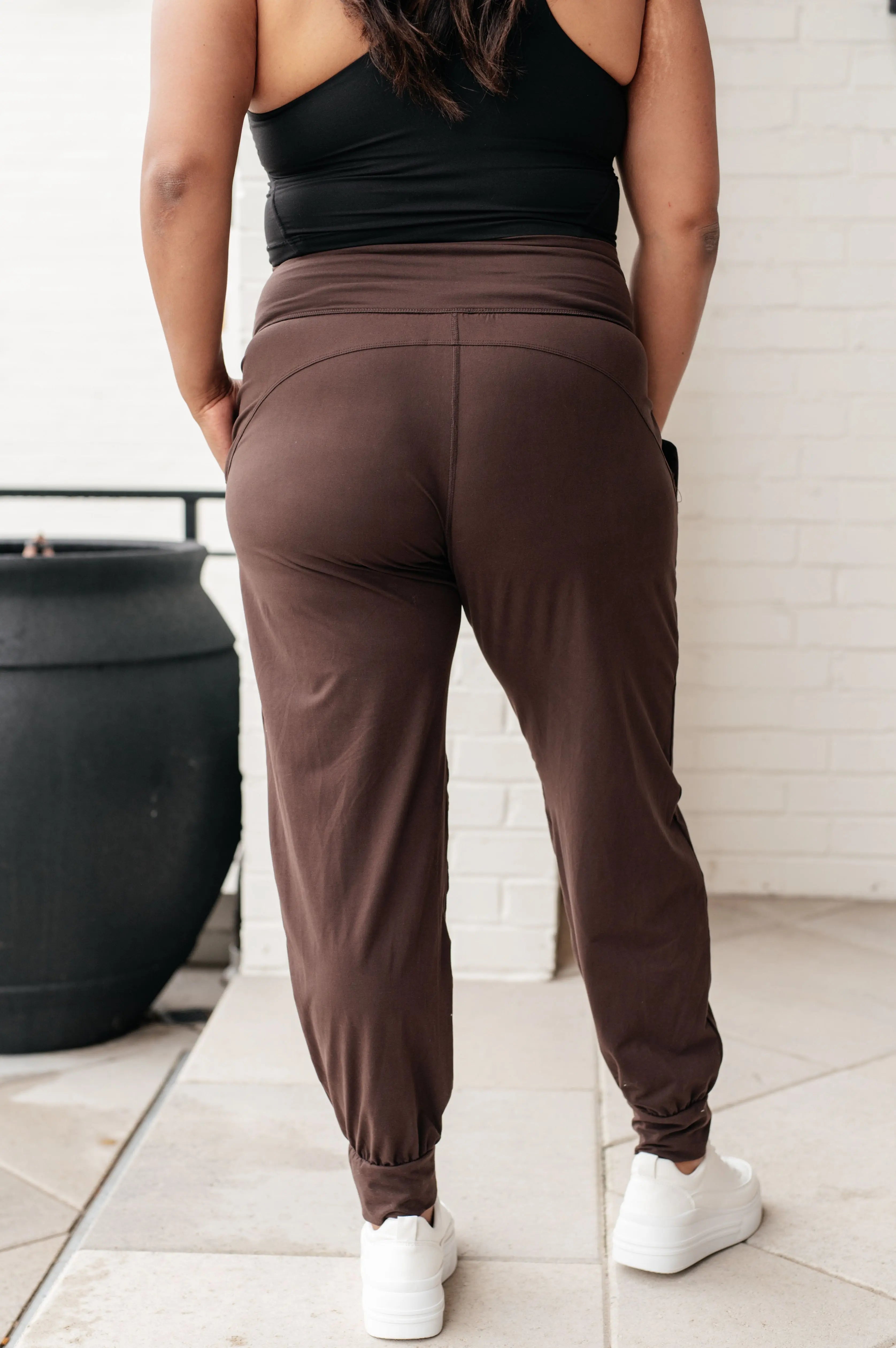 Always Accelerating Joggers in Espresso - Comfortable Running Pants for Men & Women - Perfect for Gym, Yoga, and Outdoor Activities