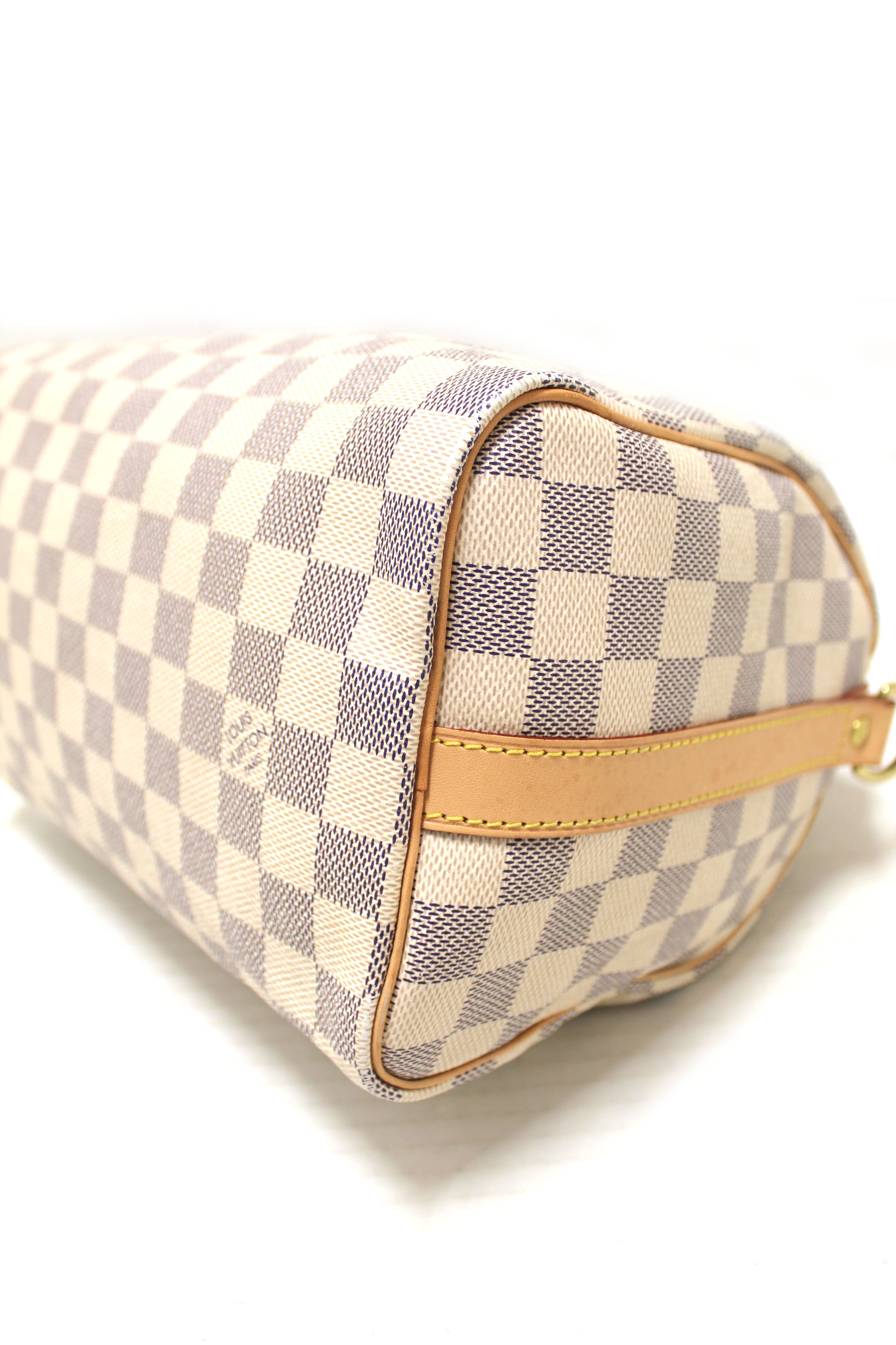 Authentic Louis Vuitton Damier Ebene Speedy 25 Bandouliere Crossbody Bag - Luxury Handbag for Women, Perfect for Work, Travel & Everyday Use