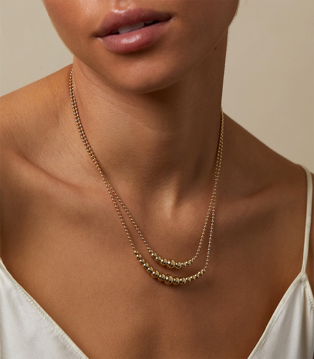 Small Bubbly Necklace - Dainty Bubble Pendant Jewelry for Women | Perfect for Everyday Wear, Date Nights & Gifts