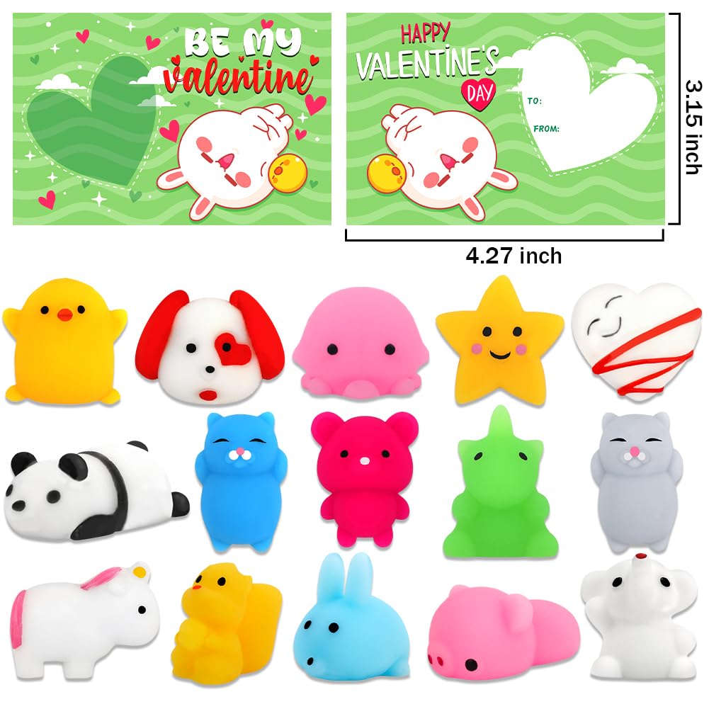 30 Pack Kawaii Mochi Squishy Toys for Kids - Soft Stress Relief Sensory Fidget Toys for Anxiety, Party Favors, Classroom Prizes & Gift Exchange (Perfect for Birthday Parties, School Rewards & Relaxation)