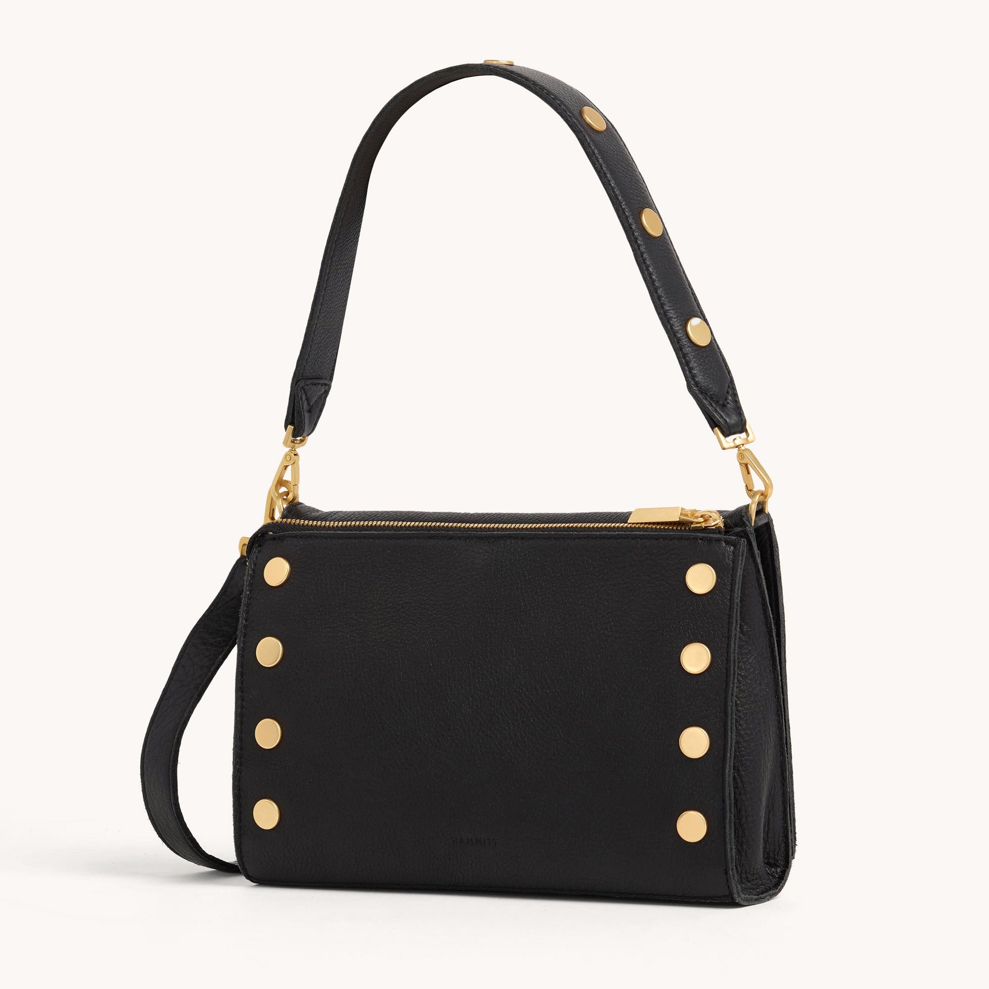 Montana Clutch Purse for Women - Small Crossbody Bag in Black & Brushed Gold | Elegant Evening Bag for Parties, Date Night & Special Occasions