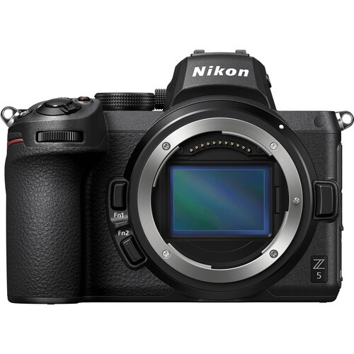Nikon Z 5 Mirrorless Digital Camera Body - 24.3MP Full Frame Mirrorless Camera with 4K Video, Eye-Detection AF & 5-Axis Stabilization - Perfect for Travel, Vlogging & Professional Photography