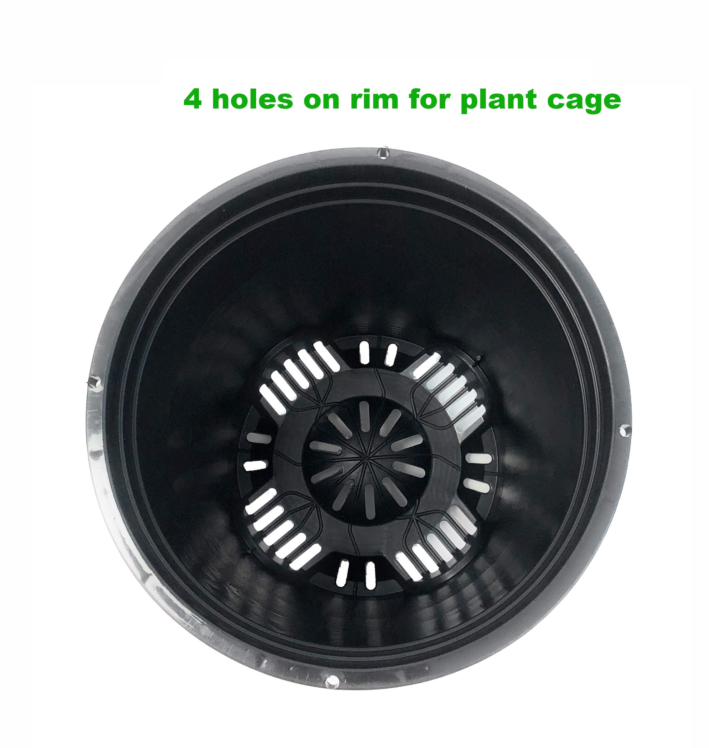 **Wholesale 30-Pack 3 Gallon (9.5 Inch) Black Plastic Nursery Pots – Indoor & Outdoor Planters with Drainage Holes for Gardening, Flowers, Herbs, and Vegetables – Perfect for Home, Garden, and Commercial Use**