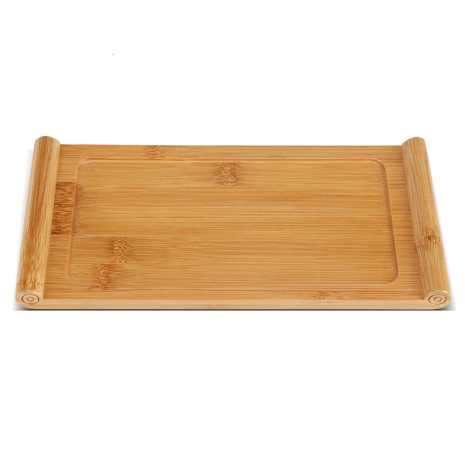 Wooden Serving Tray with Handles - Breakfast in Bed & Coffee Table Decor for Home