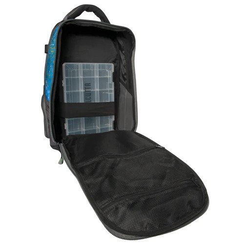 Calcutta Squall Prym1 Performance Fishing Backpack with 3700 Tray - Durable Tackle Storage for Saltwater & Freshwater Anglers