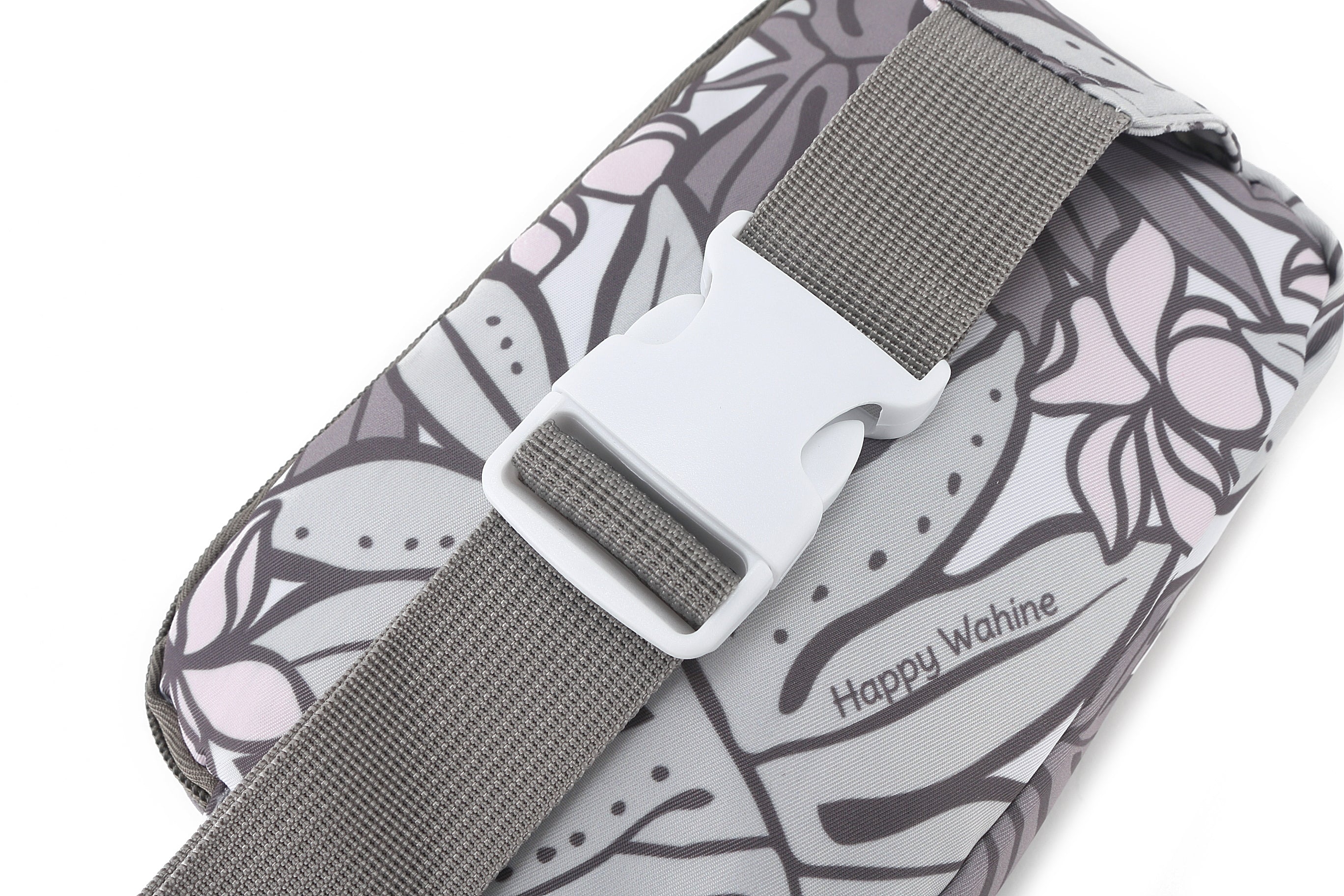 Kasie Lauae Grey Belt Bag - Stylish & Comfortable Waist Pack for Running, Travel, and Everyday Use