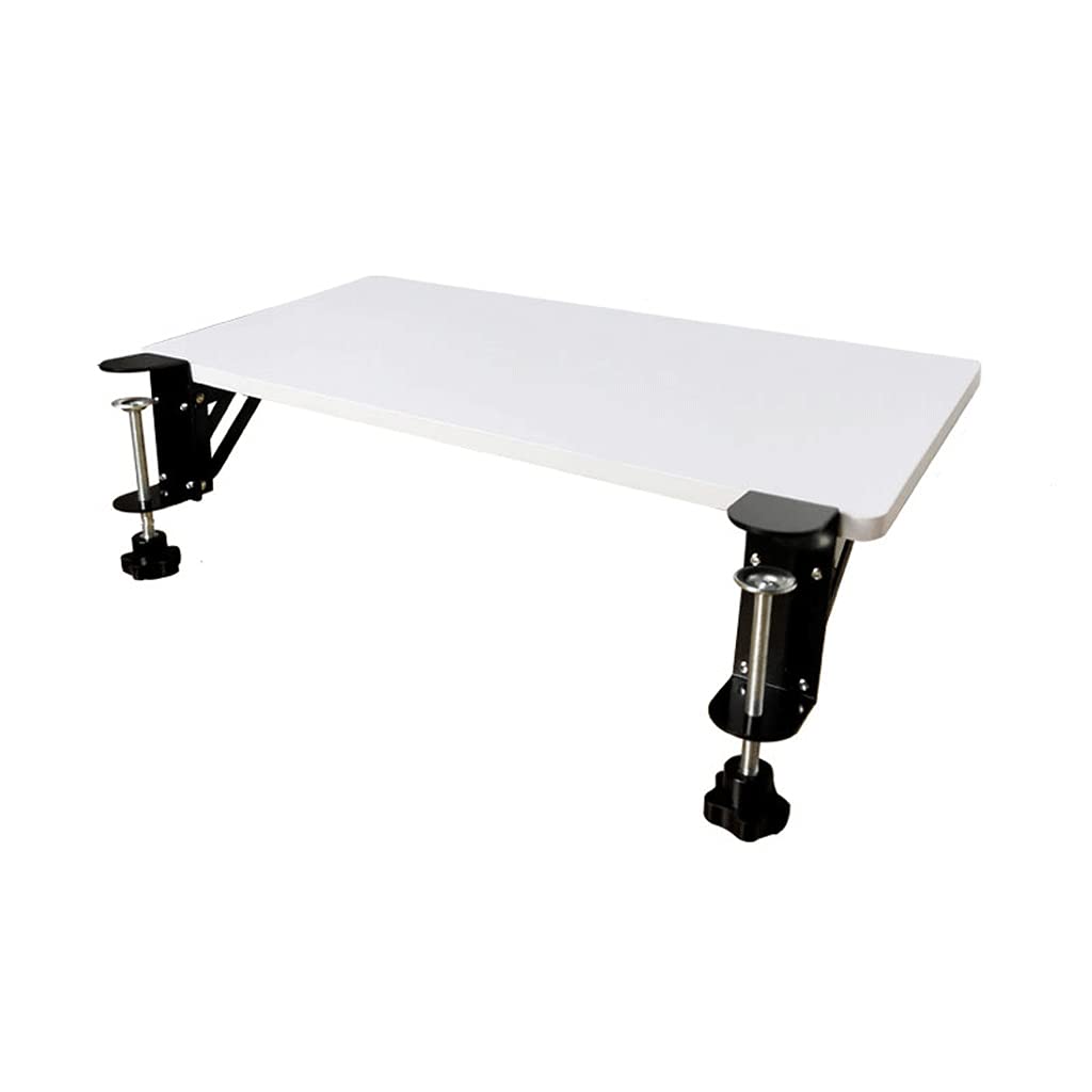 ZDDZ Foldable 90° Angle Keyboard Tray - 25cm (9.8inch) Wide Expansion, Clamp-On Design for Standing Desk - No Punch Installation - Perfect for Office, Home & Gaming Setup