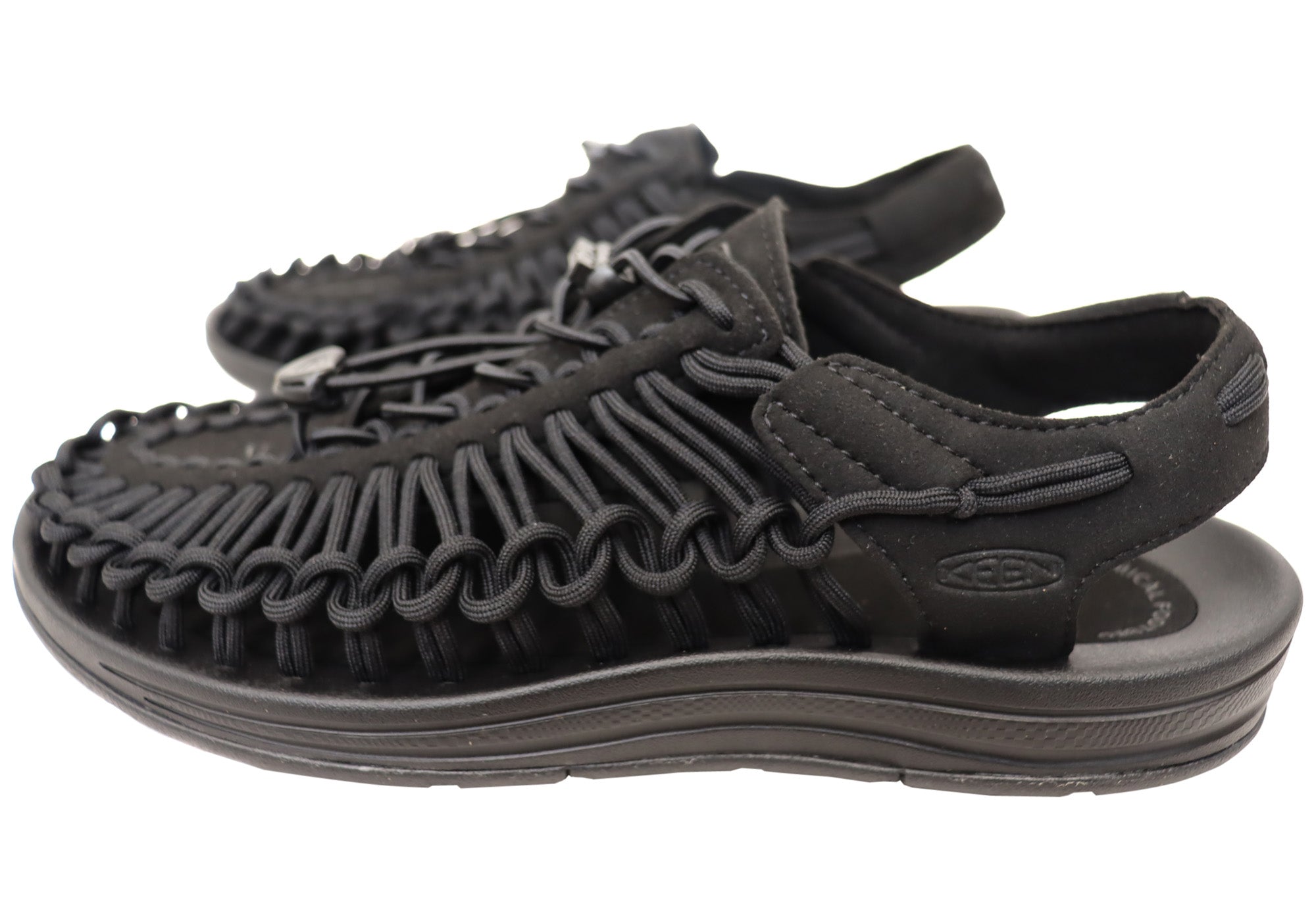 Keen Men's Uneek Comfortable Black Sandals - Lightweight Outdoor Adventure & Casual Walking Shoes for Hiking, Beach, and Travel